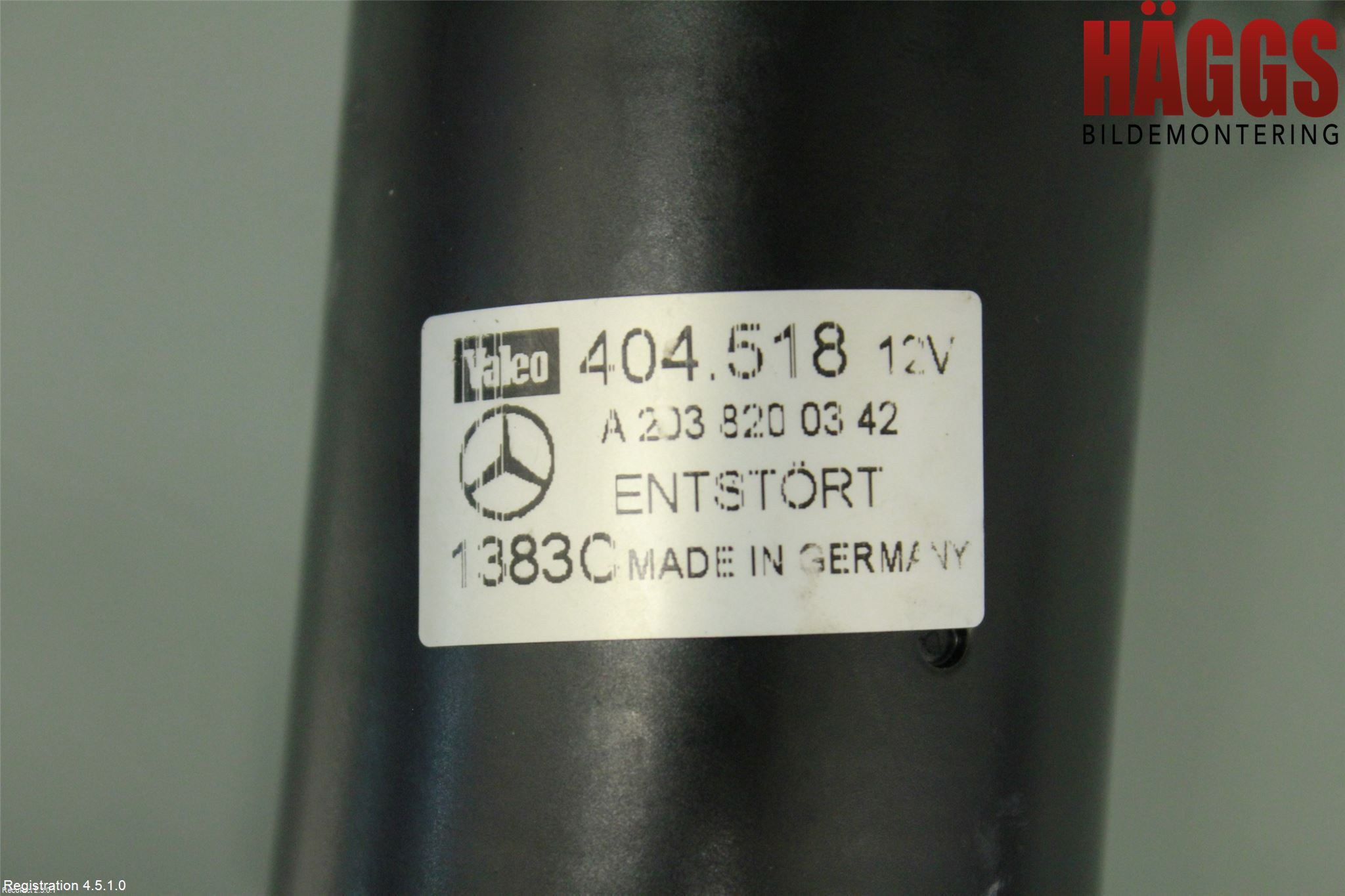 Mercedes-Benz MB CLK (C209) 02-09 Torkarmotor Vindruta