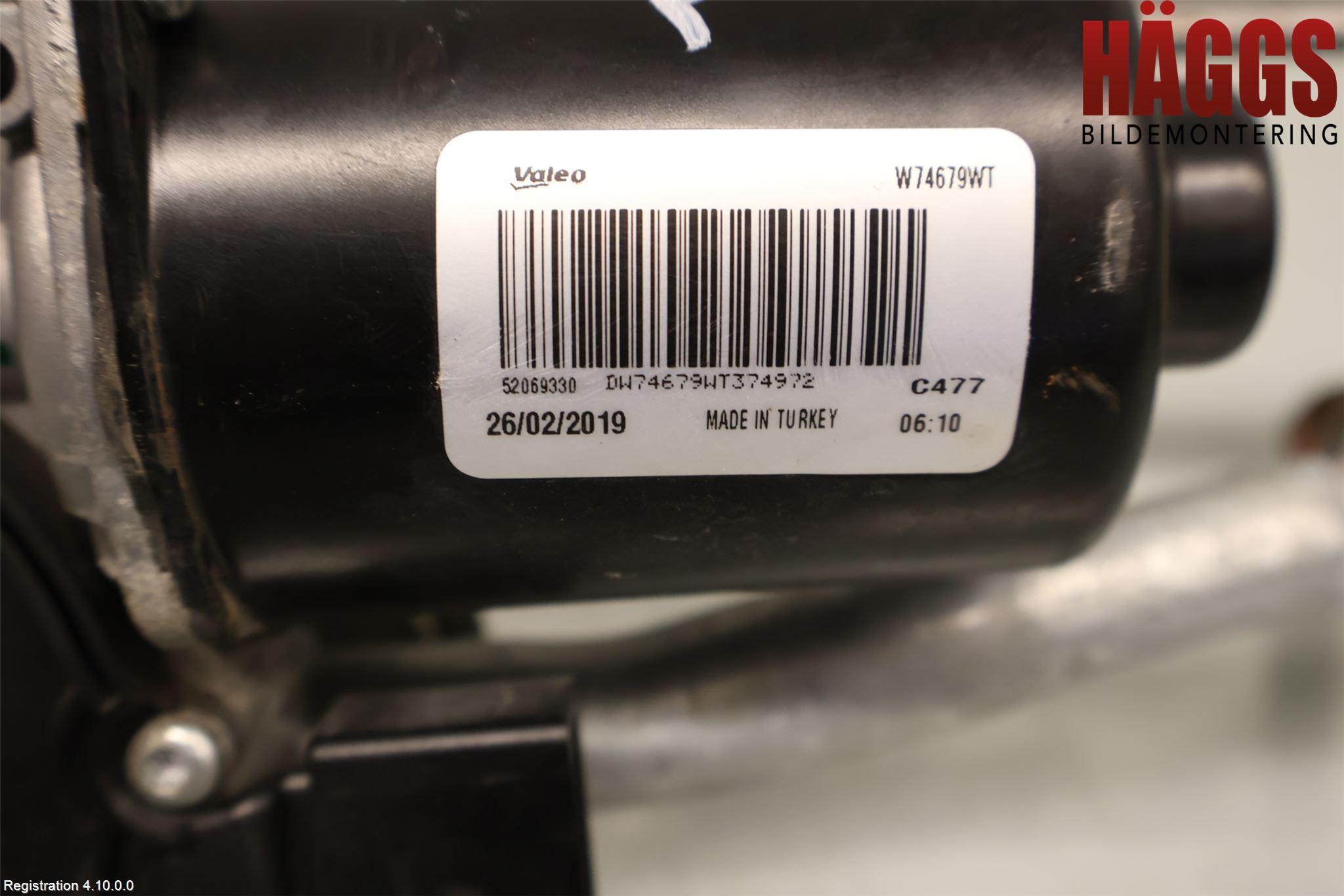 Fiat TIPO/CROSS 16- Torkarmotor Vindruta