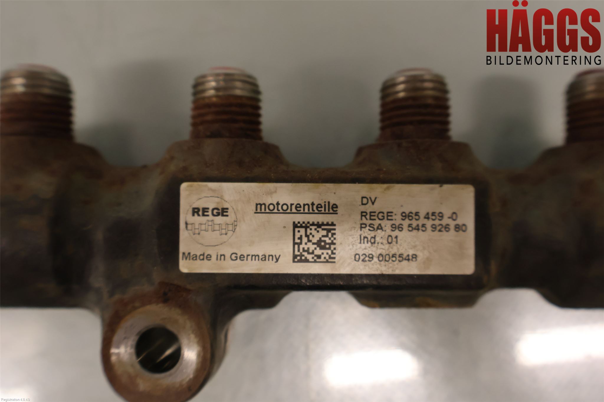 Peugeot PARTNER 08-15 Injbränslefördelare