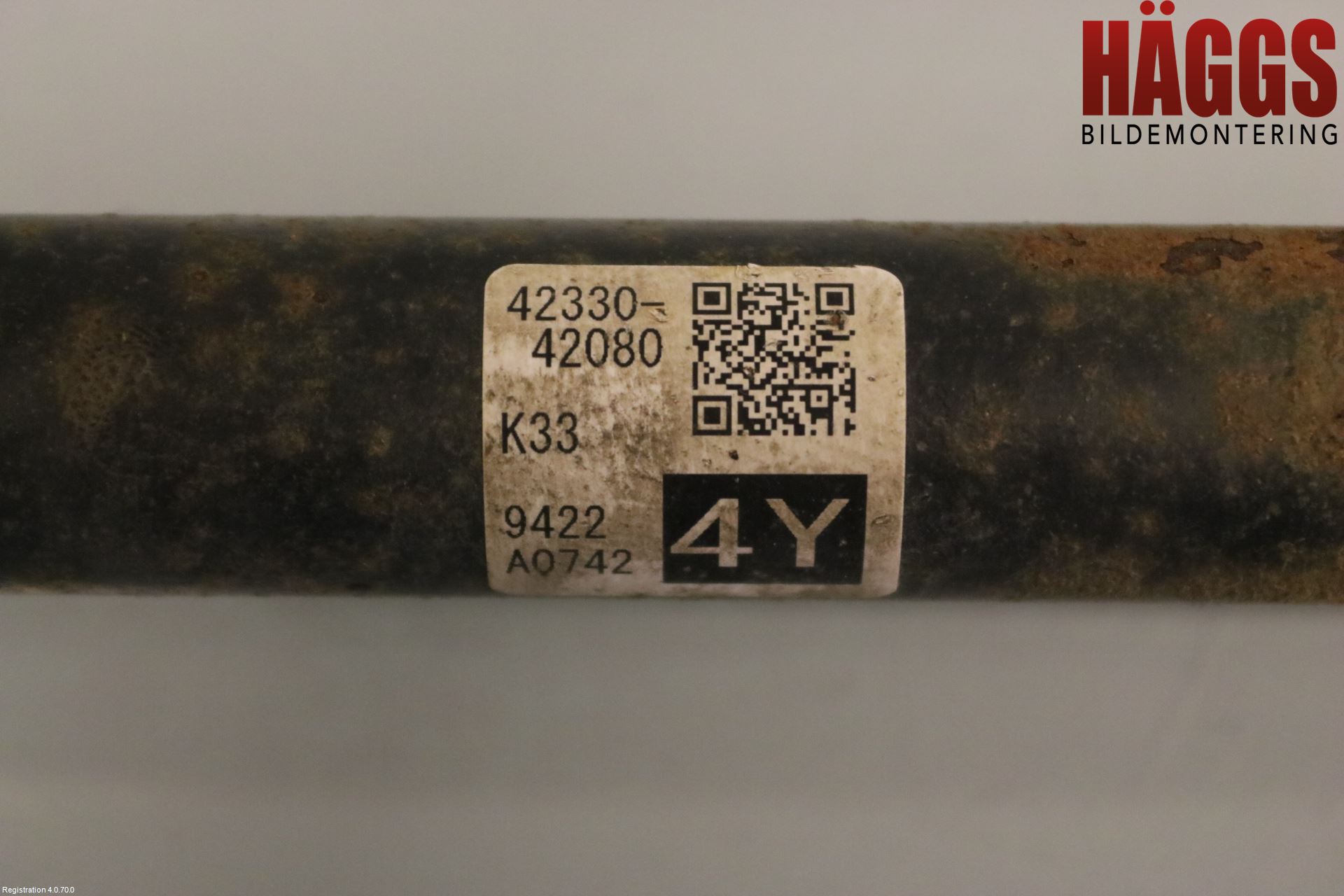 Toyota RAV4 19- Drivaxel Bak Höger