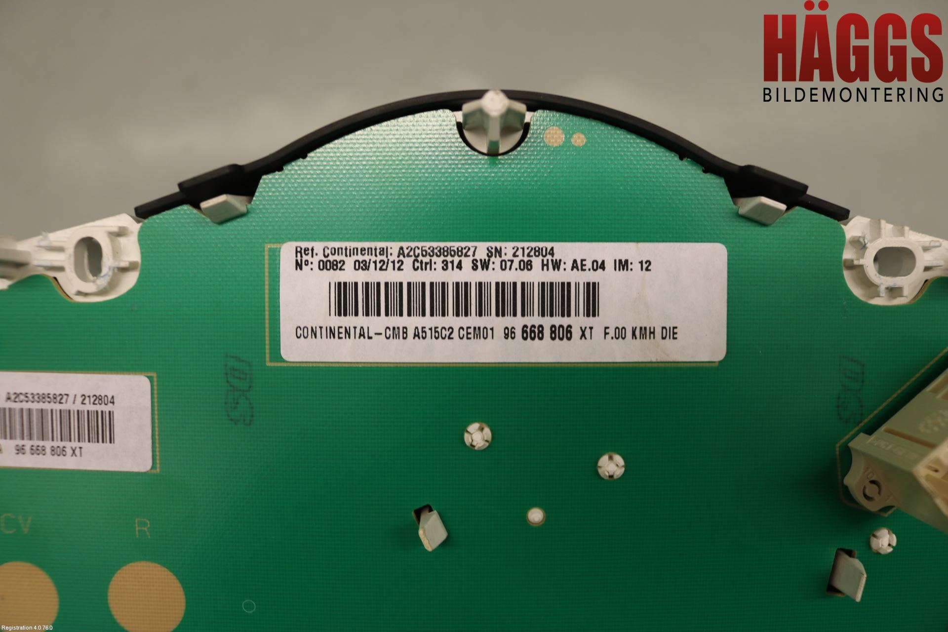 Citroen C3 10-17 Instrument Komb