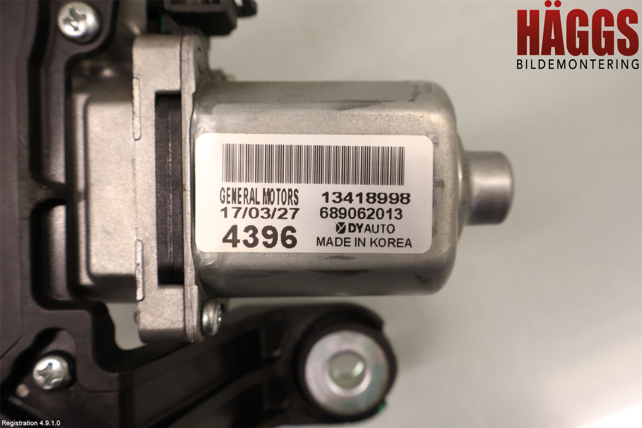 Opel ASTRA K 16-22 Torkarmotor Baklucka