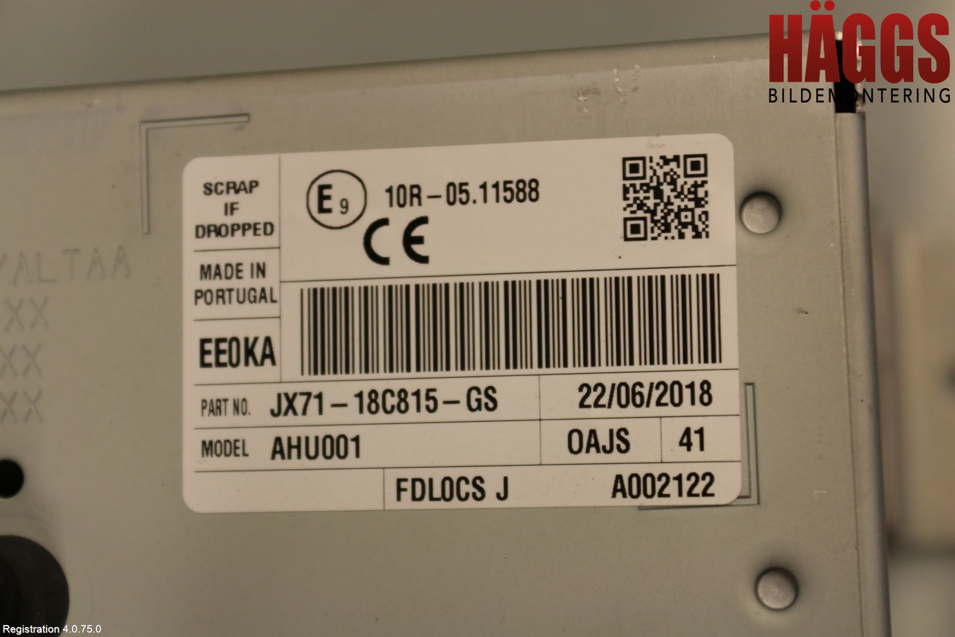 Ford FOCUS 19- Cd Radio - Multimediapanel