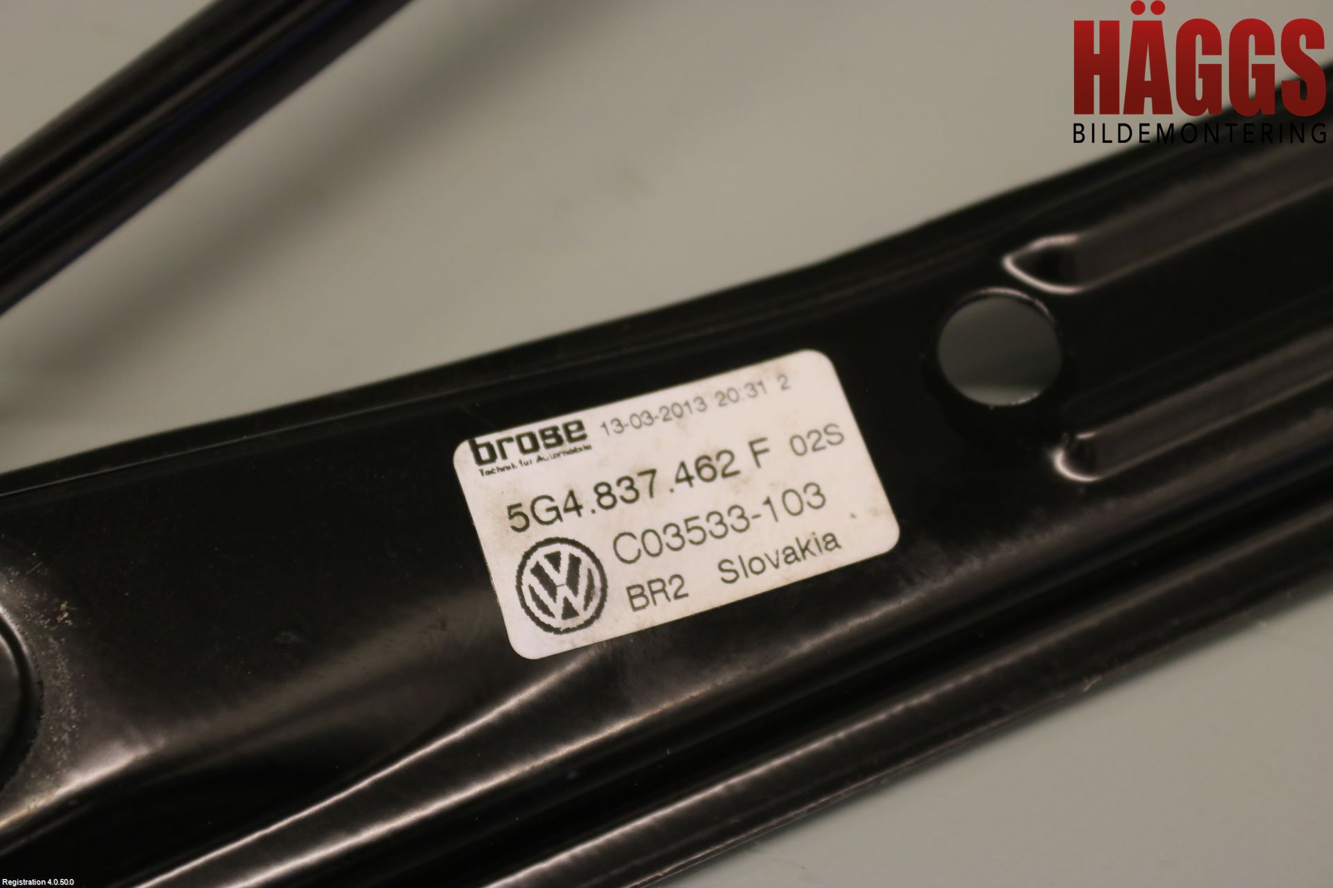 Volkswagen VW GOLF / E-GOLF VII 13-20 Fönsterhissmekanism