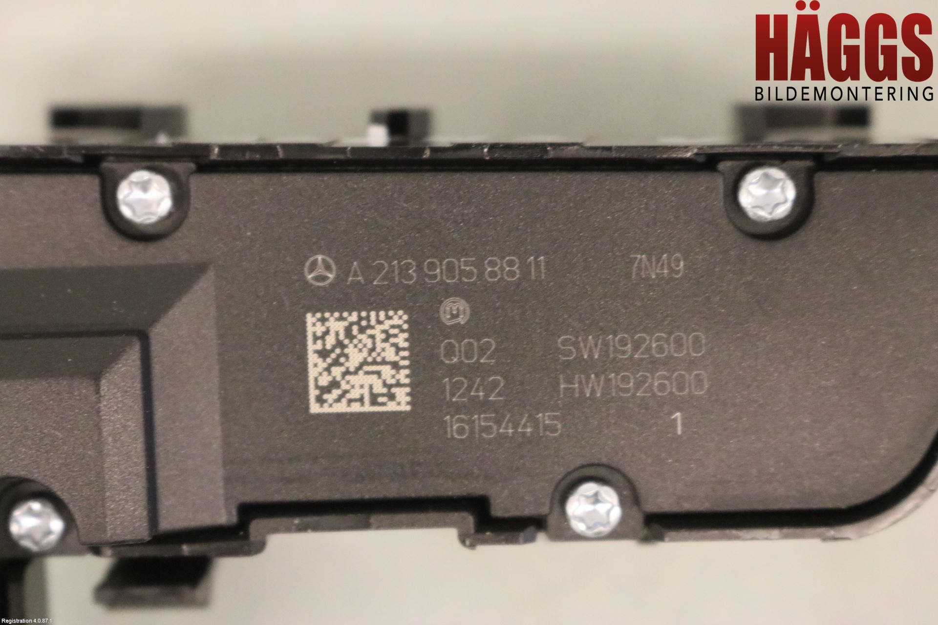 Mercedes-Benz MB E-KLASS (W213) 16-23 Strömställare Stolvärme