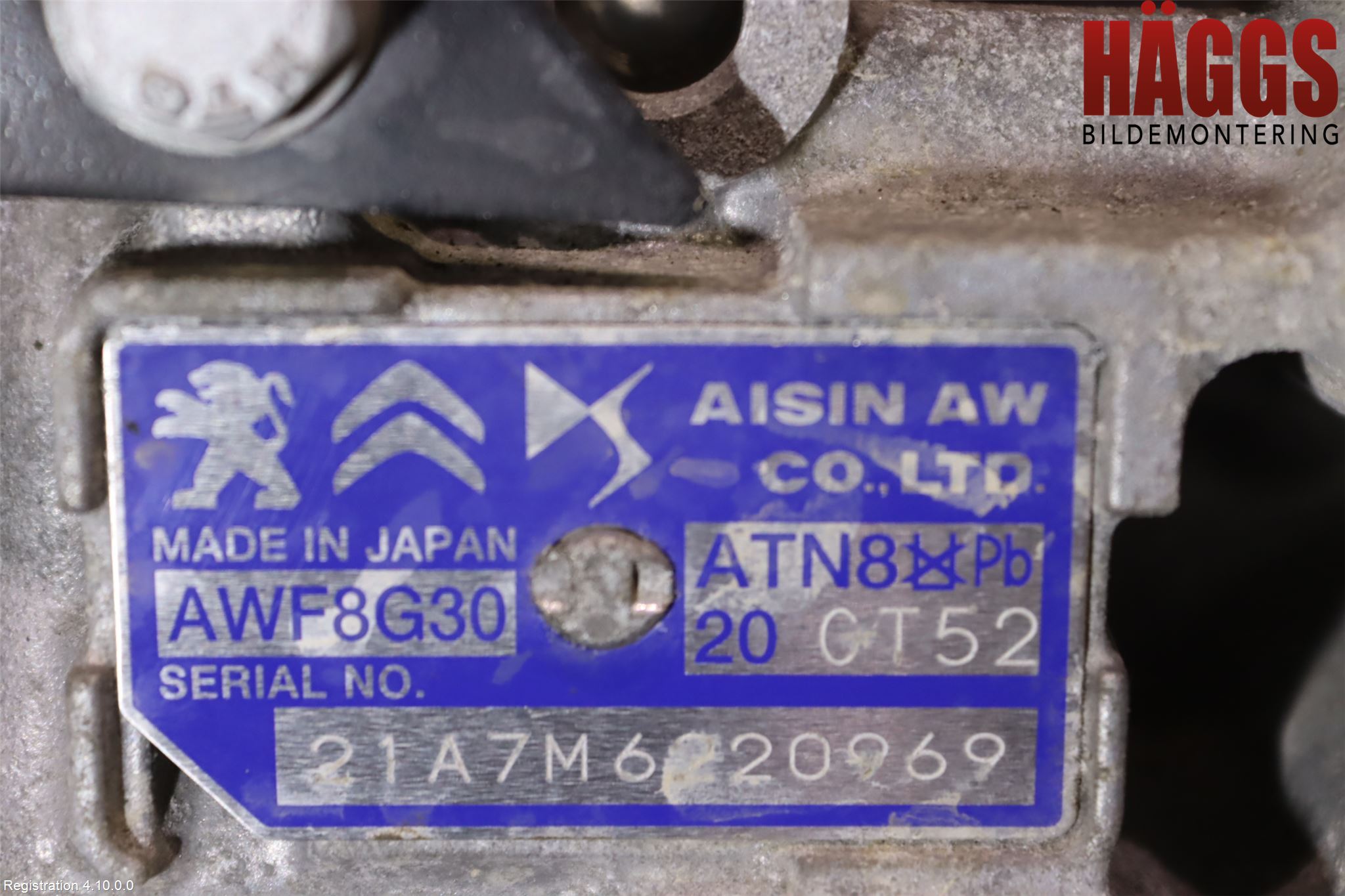 Peugeot PARTNER/E-PARTNER 19- Växellåda Automat