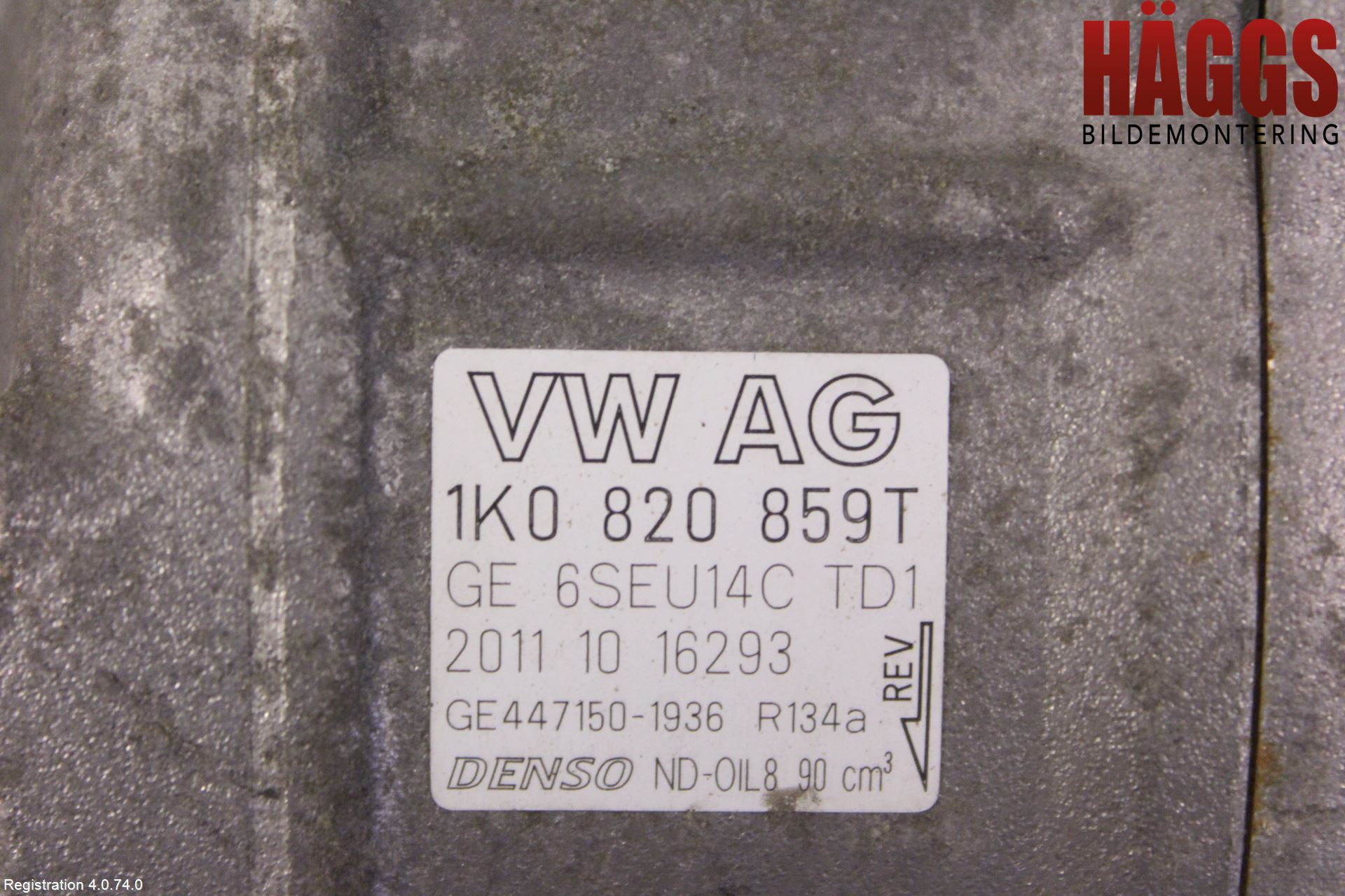 Volkswagen VW GOLF V 04-09 Ac Kompressor