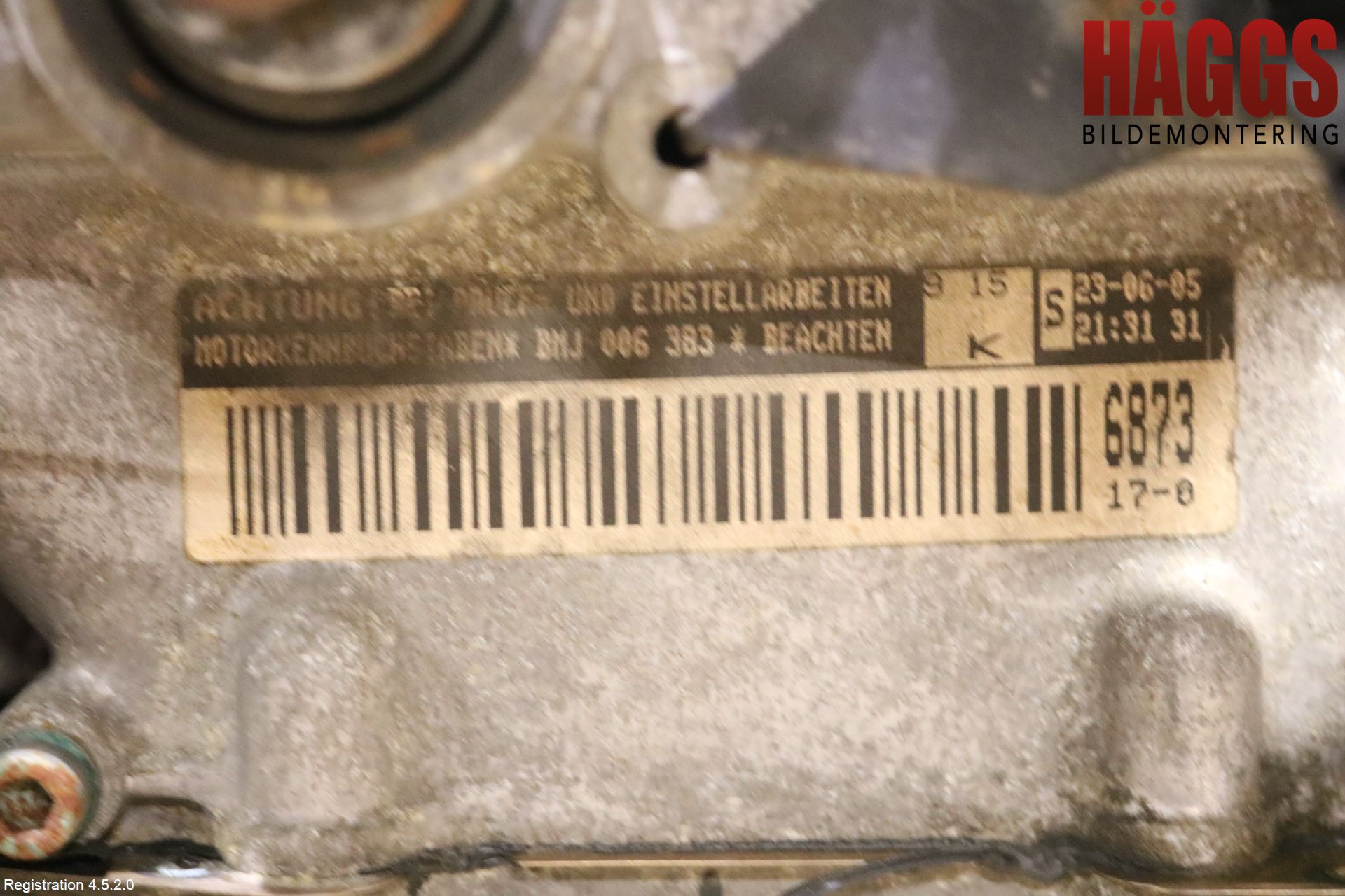 Audi A3/S3 05-13 Motor Bensin