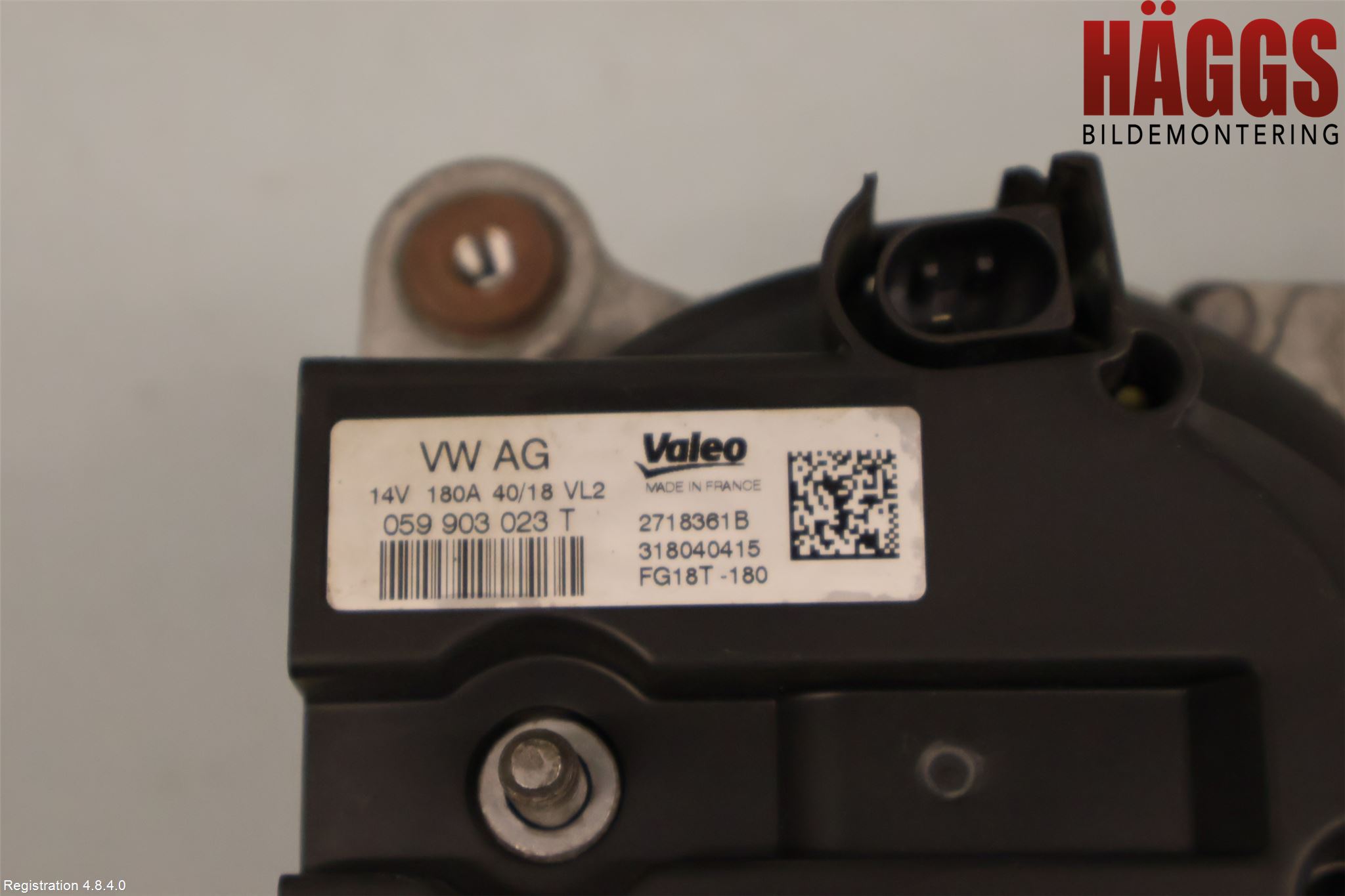 Volkswagen VW AMAROK 2H 10-22 Generator