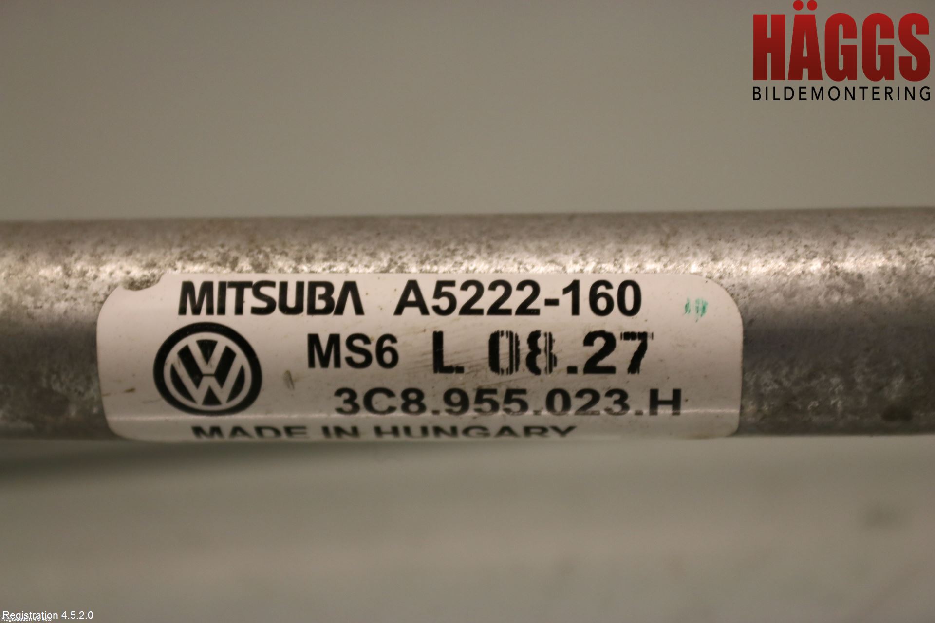 Volkswagen VW PASSAT CC 08-16 Torkarmotor Vindruta