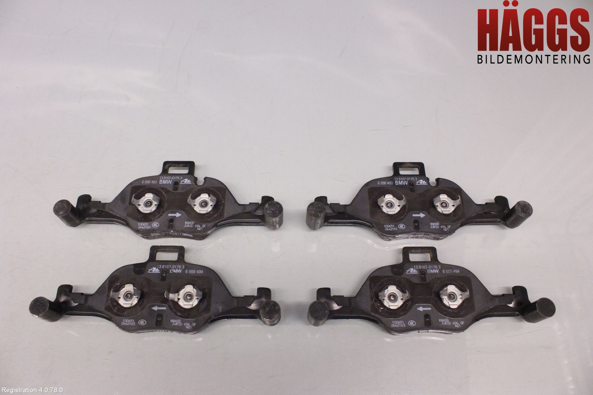 BMW 3 G20/G21/G80/G81 19- Bromsbelägg Fram
