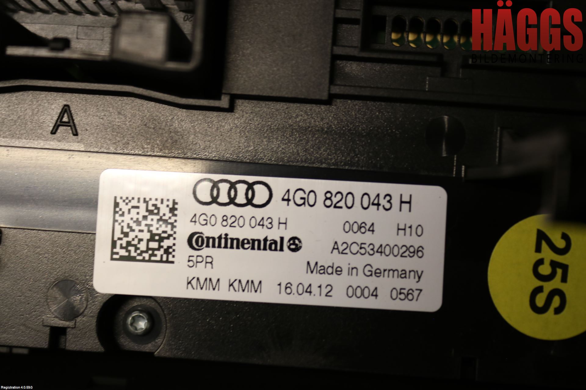 Audi A6/S6 4G 11-18 Ac Styrenhet Ac Manöveren
