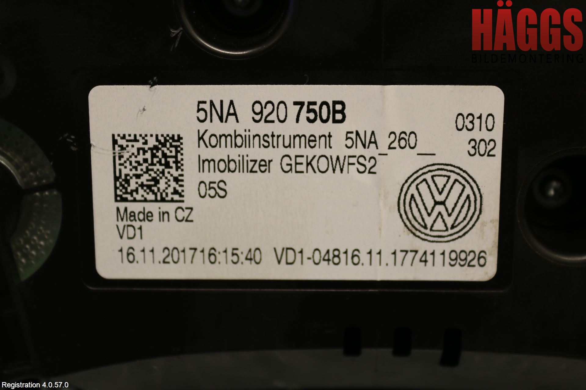 Volkswagen VW TIGUAN 16-24 Instrument Komb