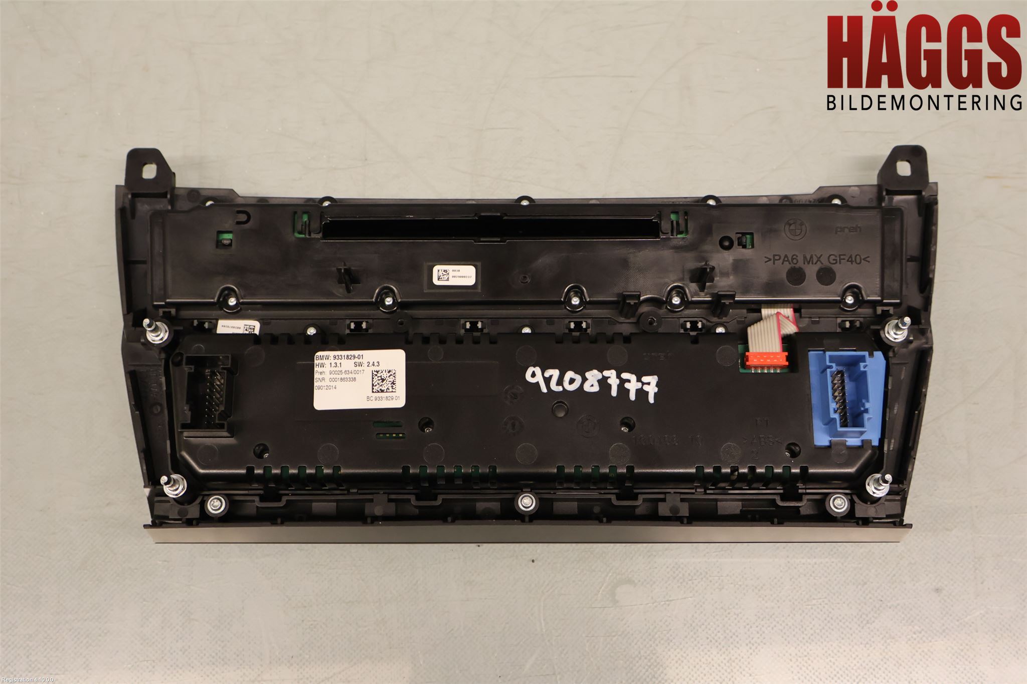 BMW 5 F10/F11/F18 09-17 Ac Styrenhet Ac Manöveren