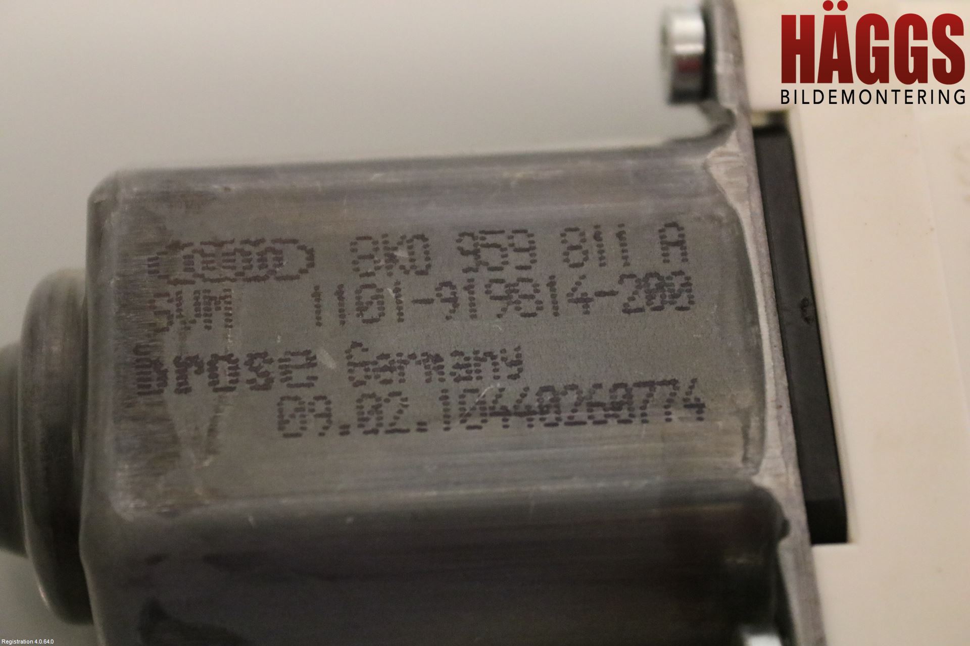 Audi A4/S4 08-11 Fönsterhissmotor