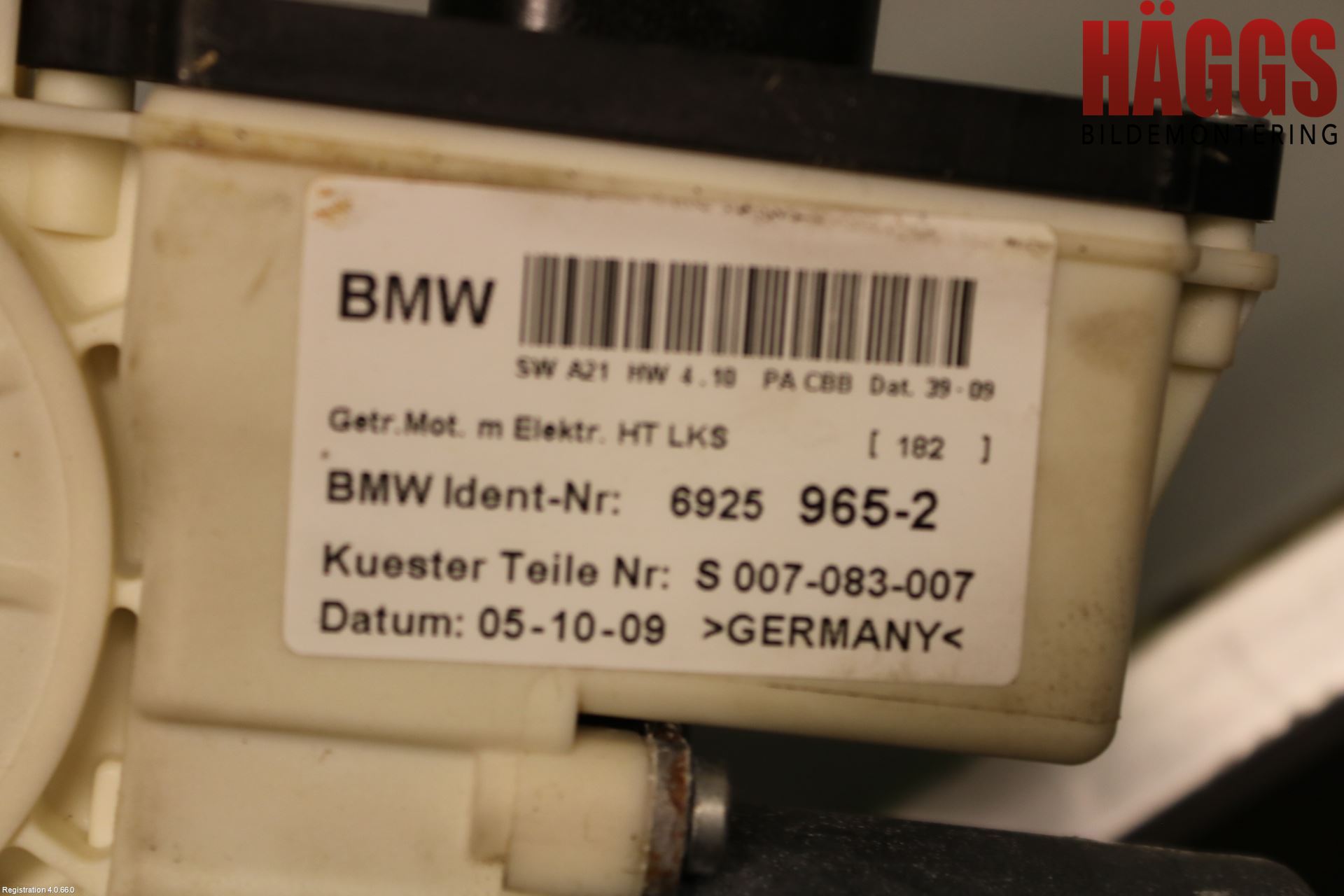 BMW X3 E83     03-10 Fönsterhissmotor