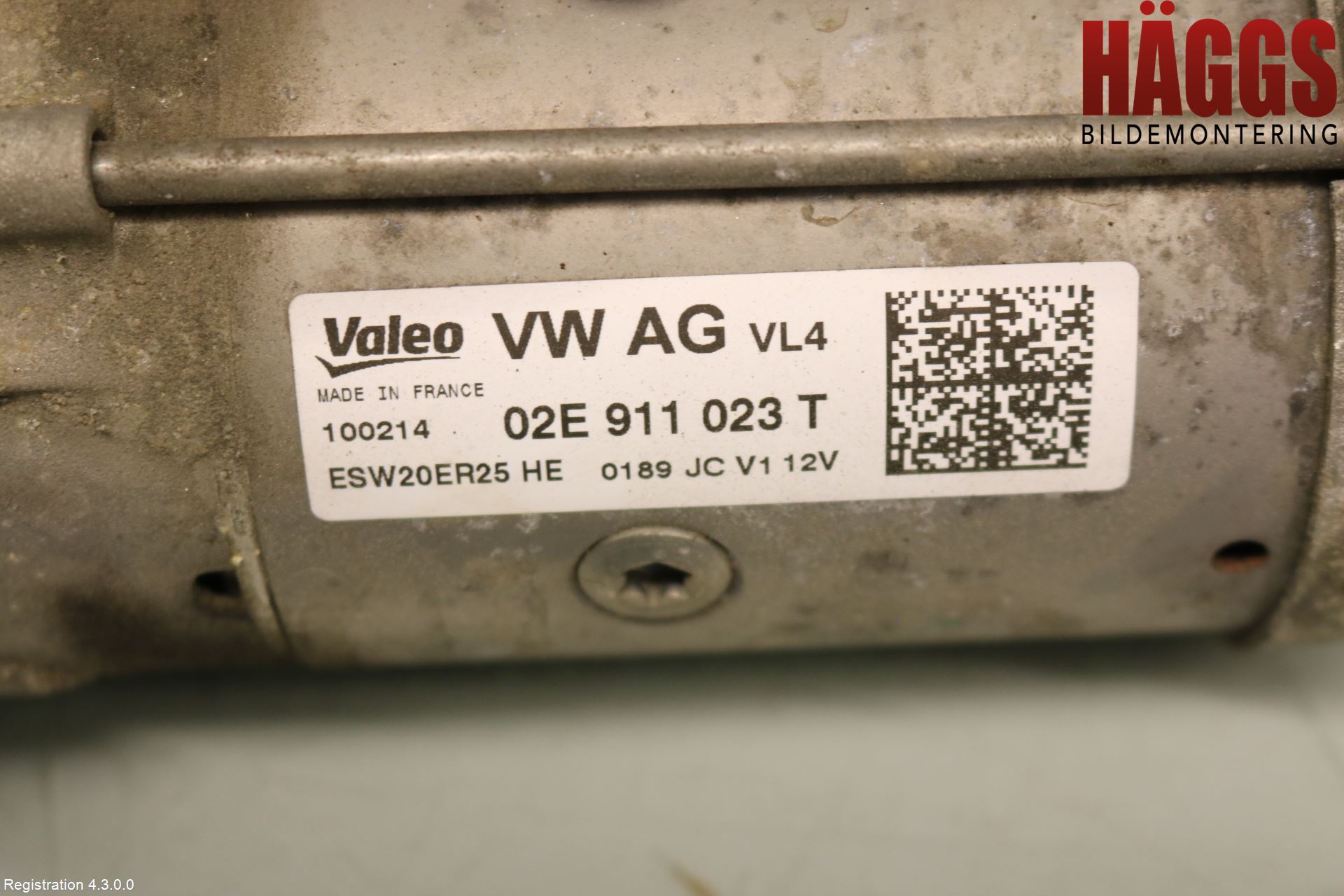 Audi A3/S3 8V 13-20 Startmotor Diesel