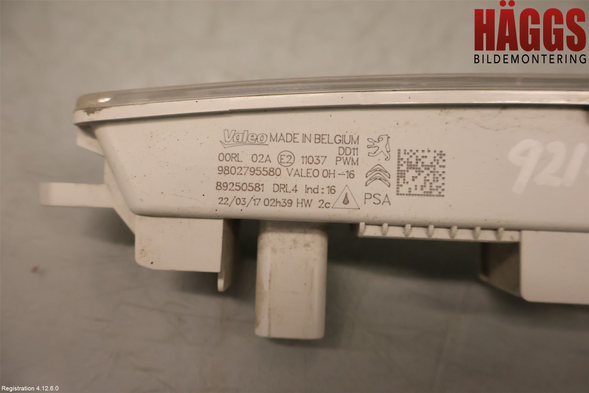 Peugeot EXPERT/E-EXPERT 17- Positionsljus Fram Vä