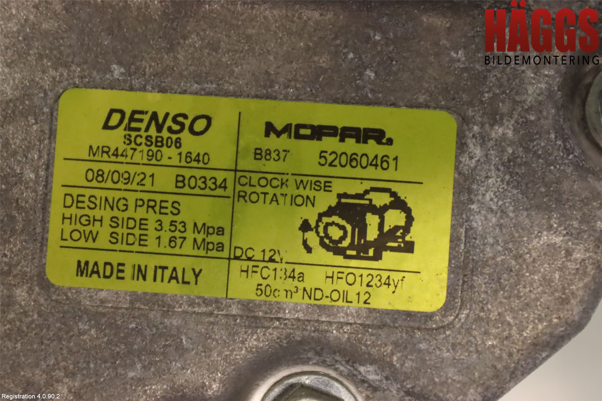 Fiat 500 07- Ac Kompressor