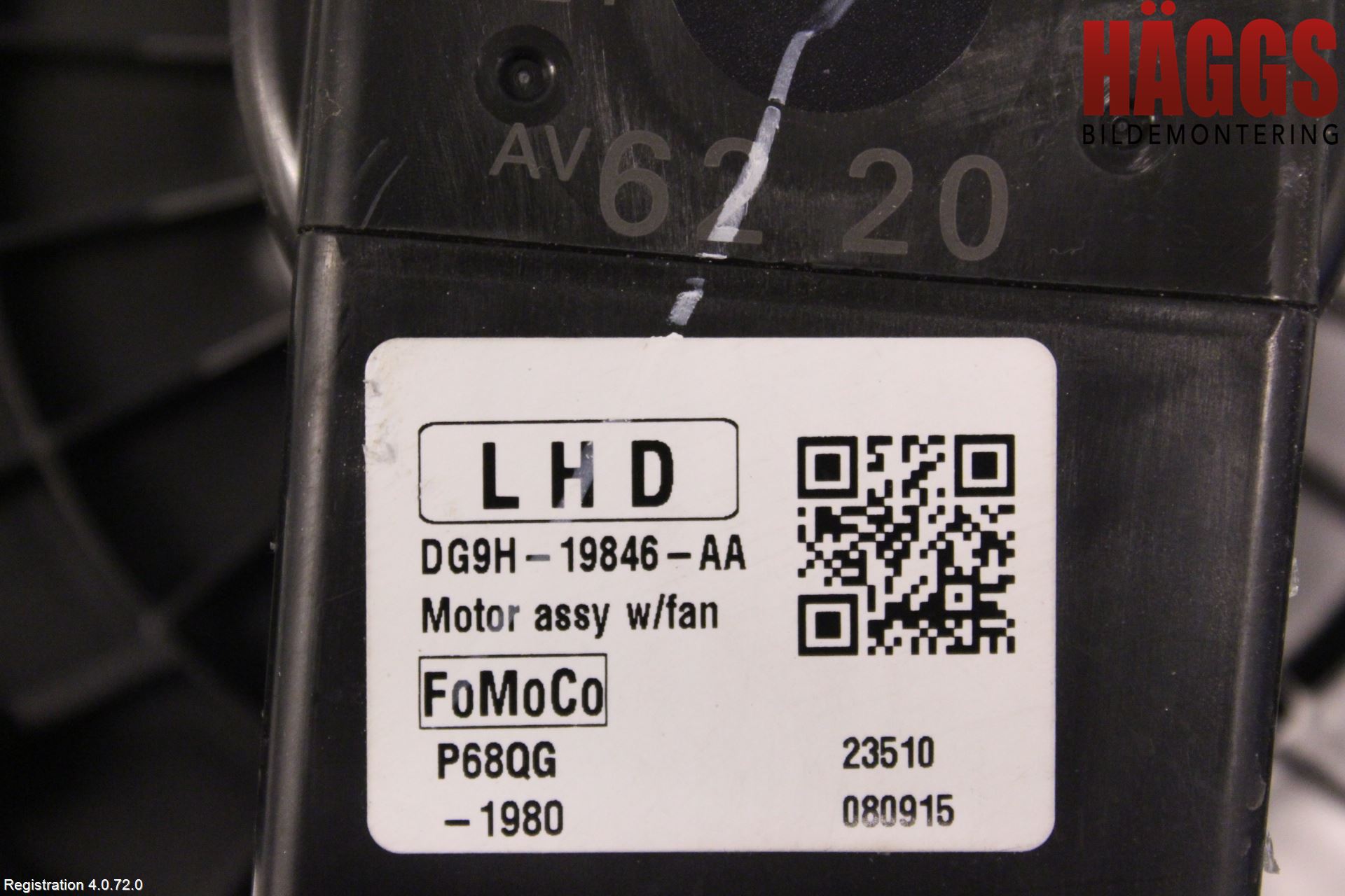 Ford MONDEO 15-22 Ac Värmefläkt