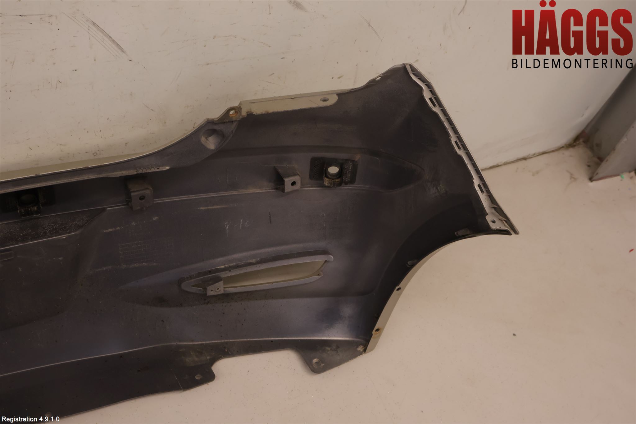 Hyundai i10 PA 08-13 Stötfångarbeklädnad Bak