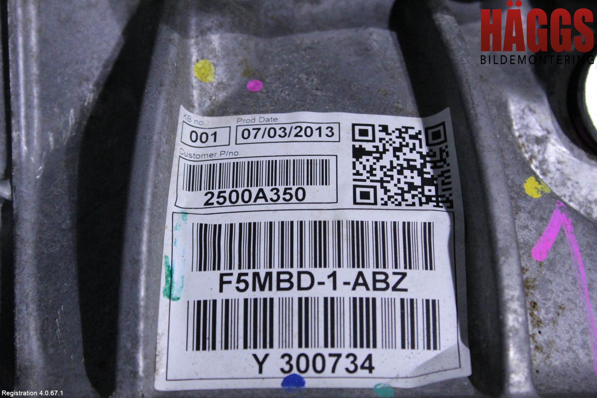 Mitsubishi SPACE STAR 13- Växellåda Man 5 Vxl