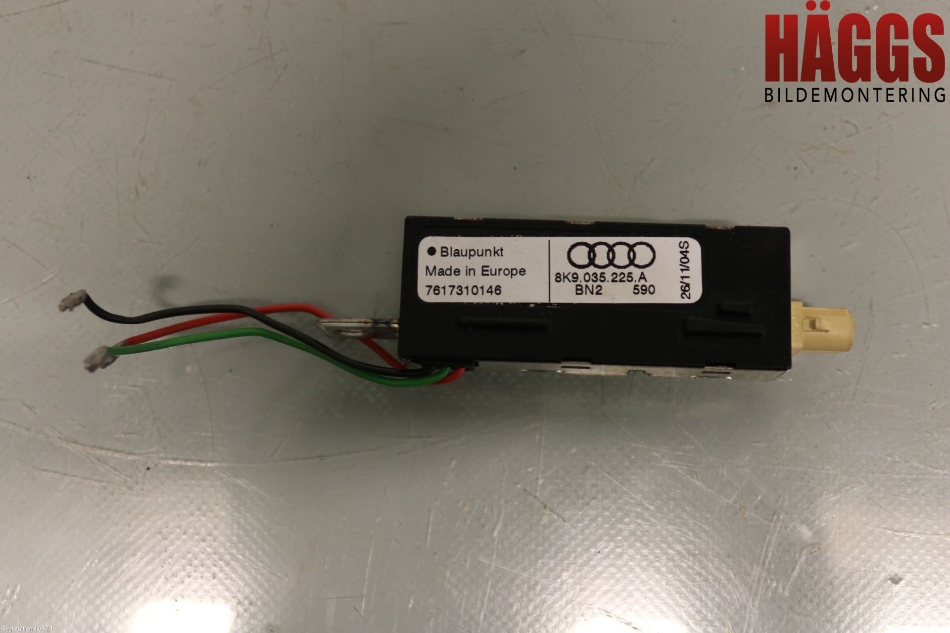 Audi A4/S4 08-11 Antennförstärkare