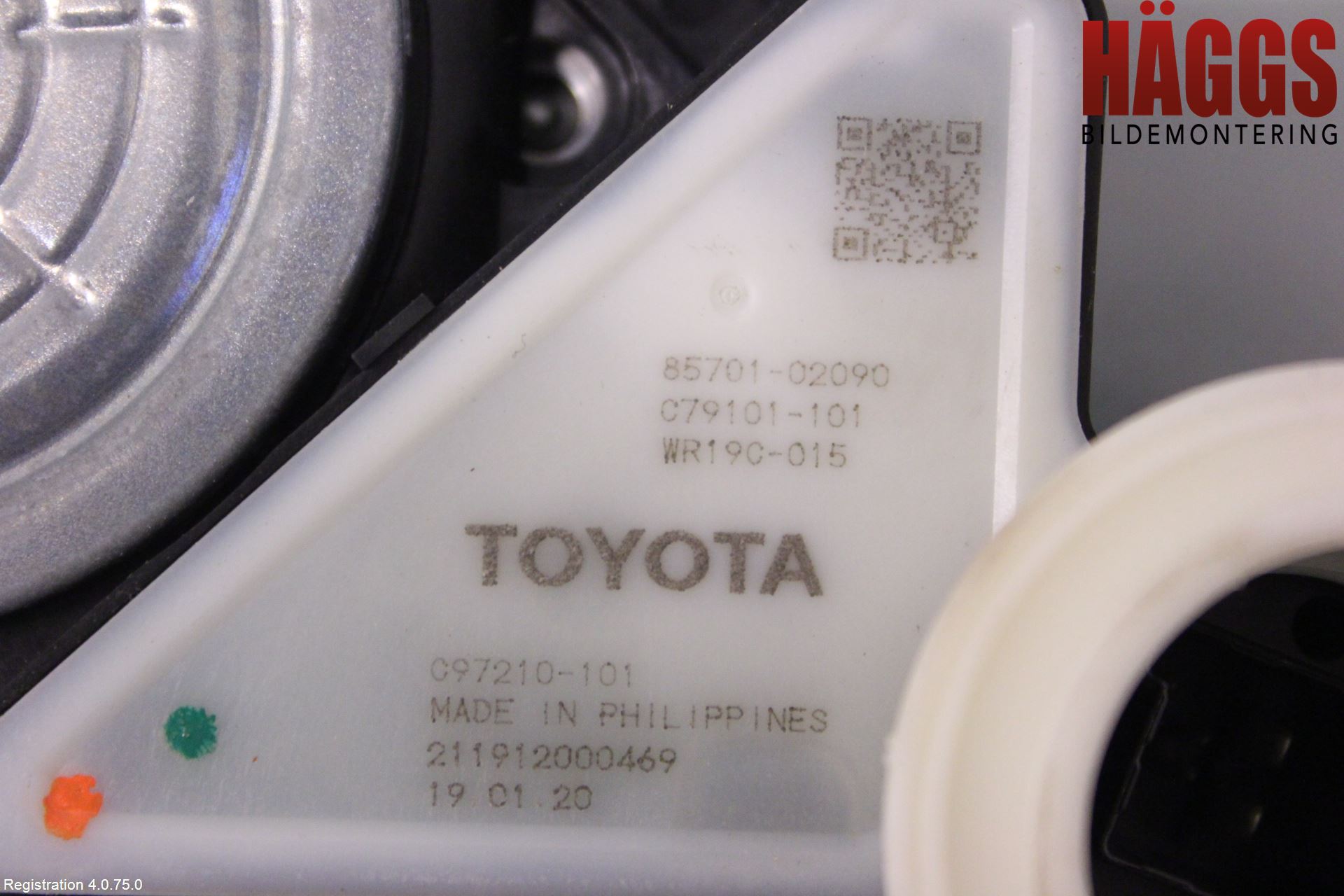 Toyota COROLLA 19- Fönsterhiss El Kompl