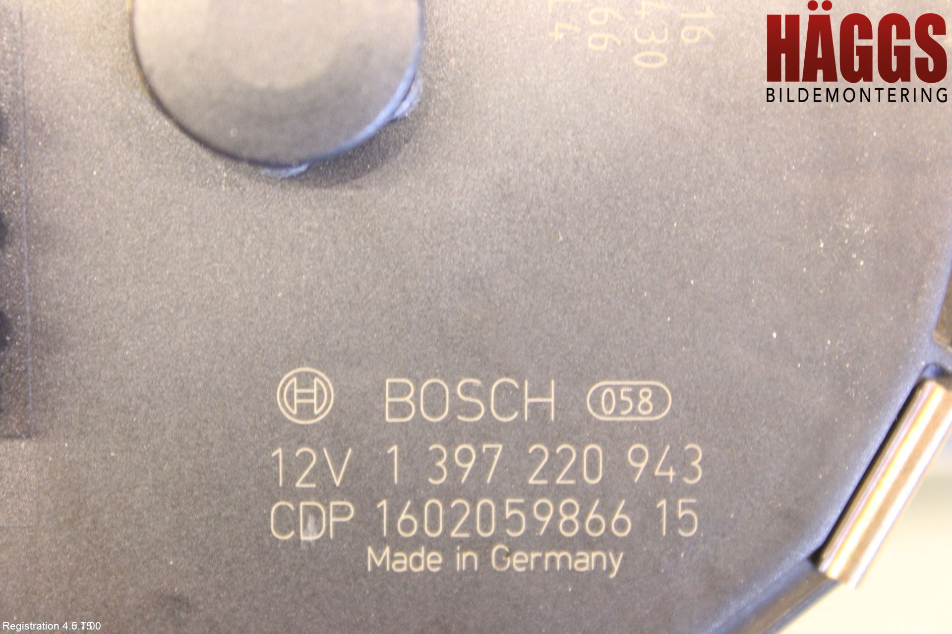 BMW 5 F10/F11/F18 09-17 Torkarmotor Vindruta