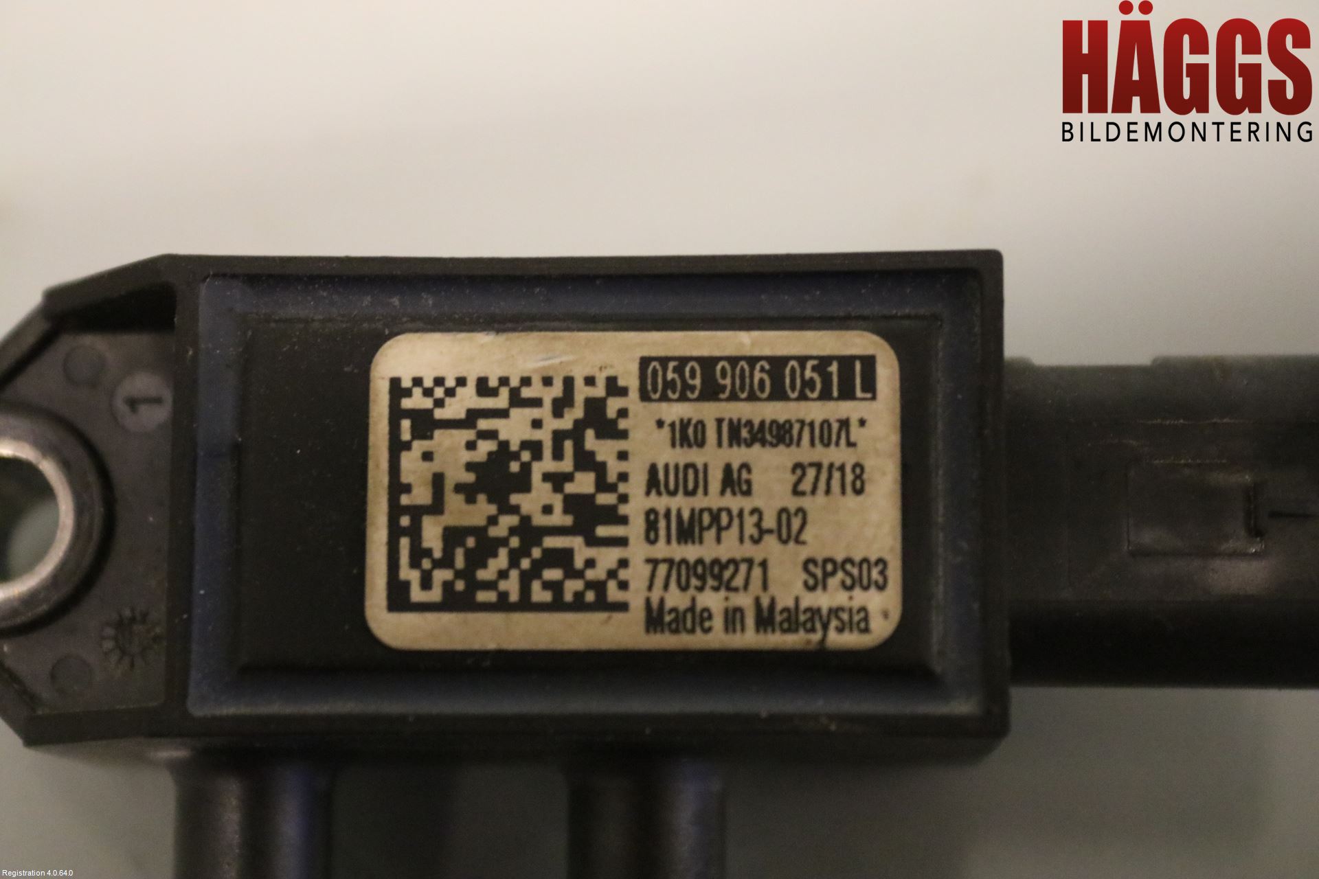 Volkswagen VW TOUAREG CR 18- Givare Temp-Tryck Avgas