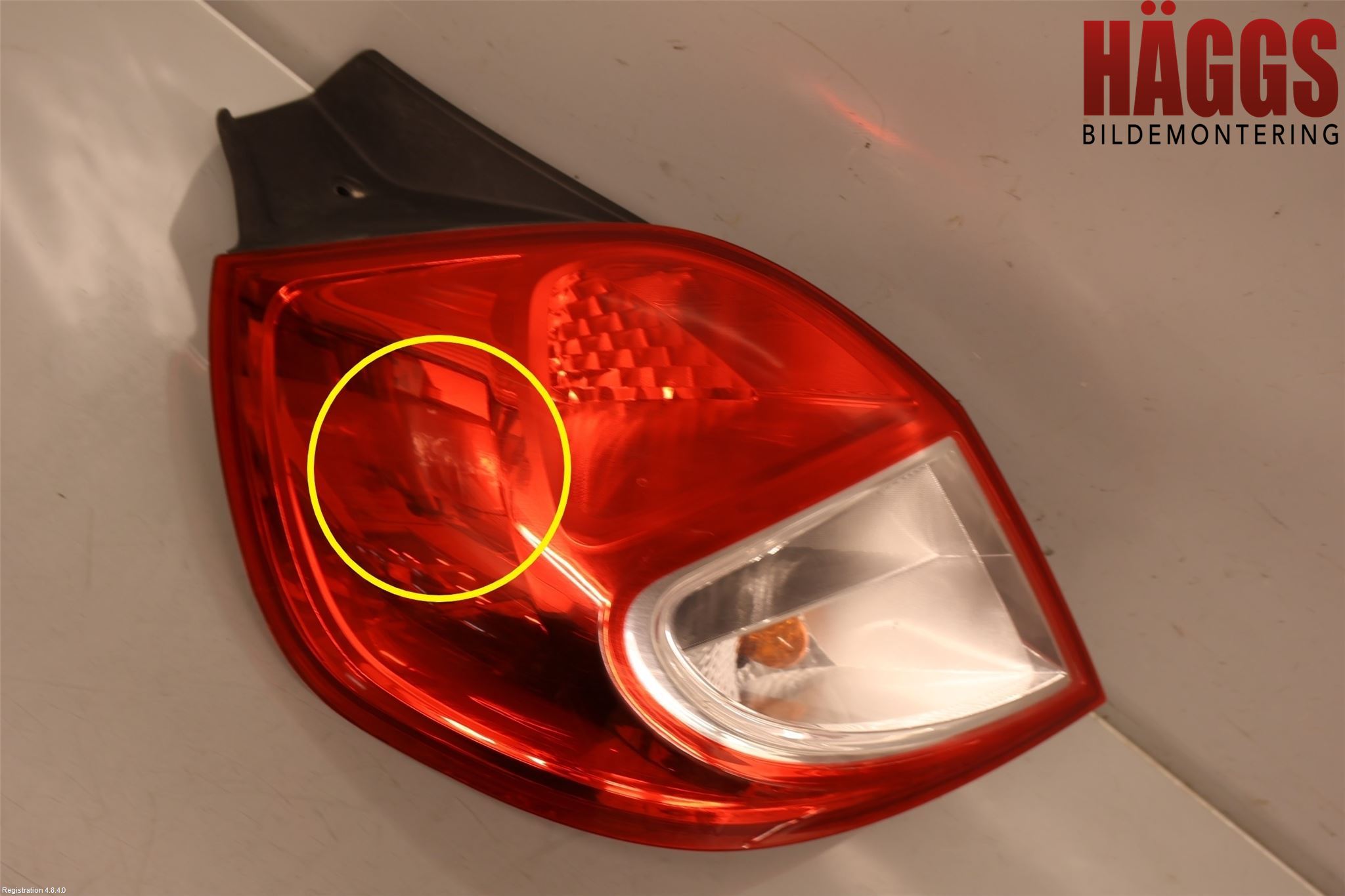 Renault CLIO III  09-12 Bakljus Vänster