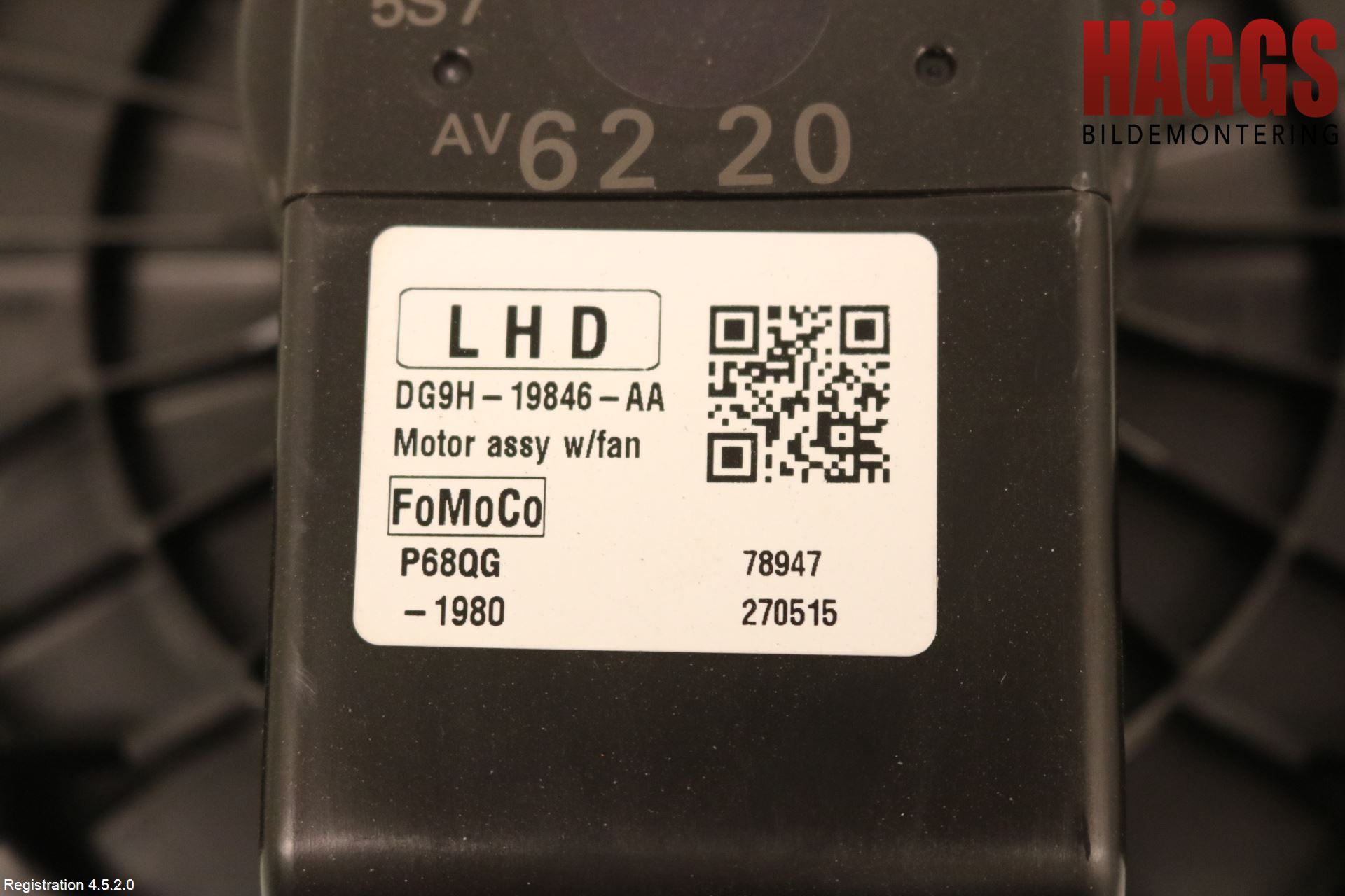 Ford MONDEO 15-22 Ac Värmefläkt