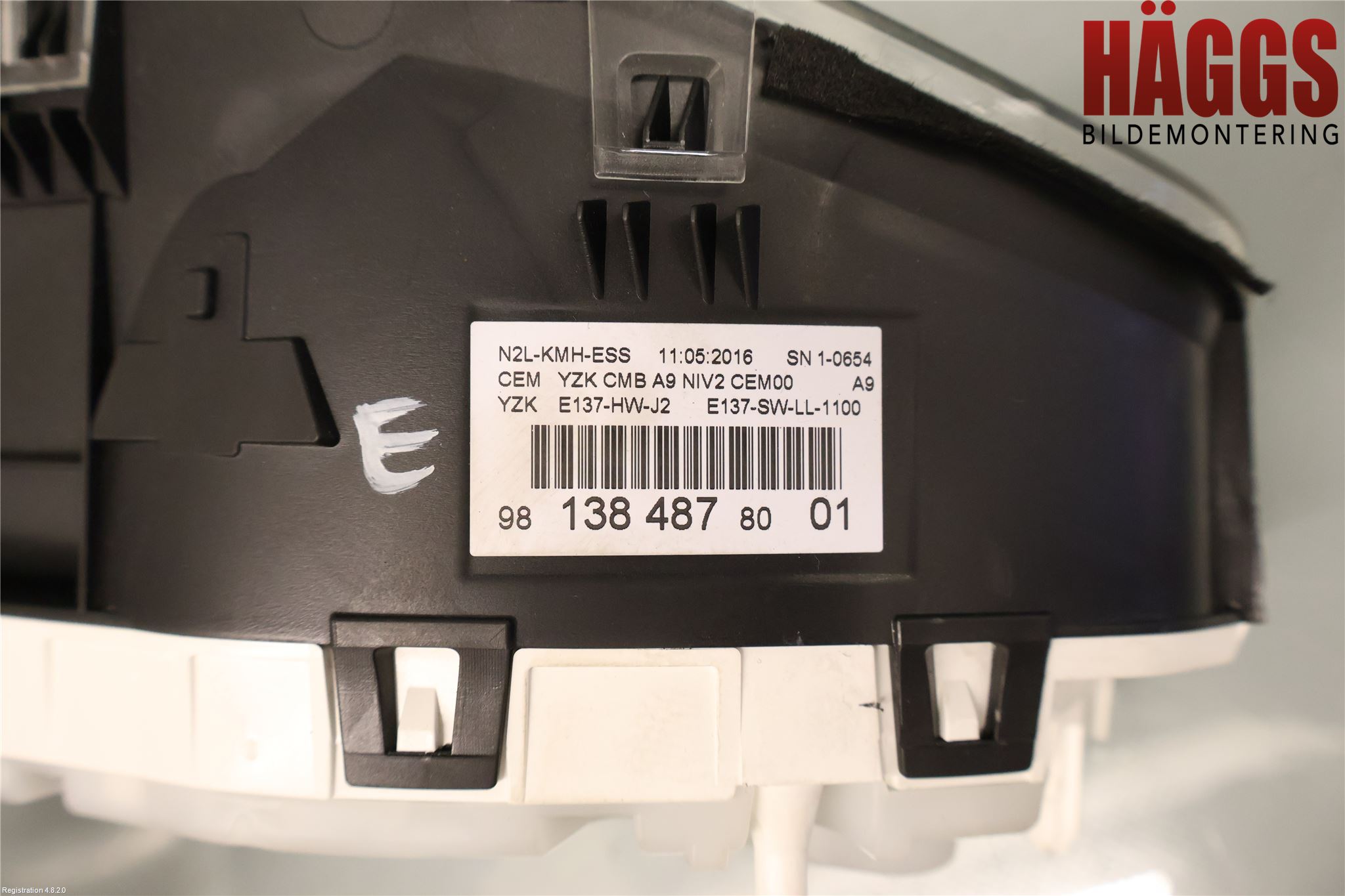 Peugeot PEUGOT 208 16-19 Instrument Komb