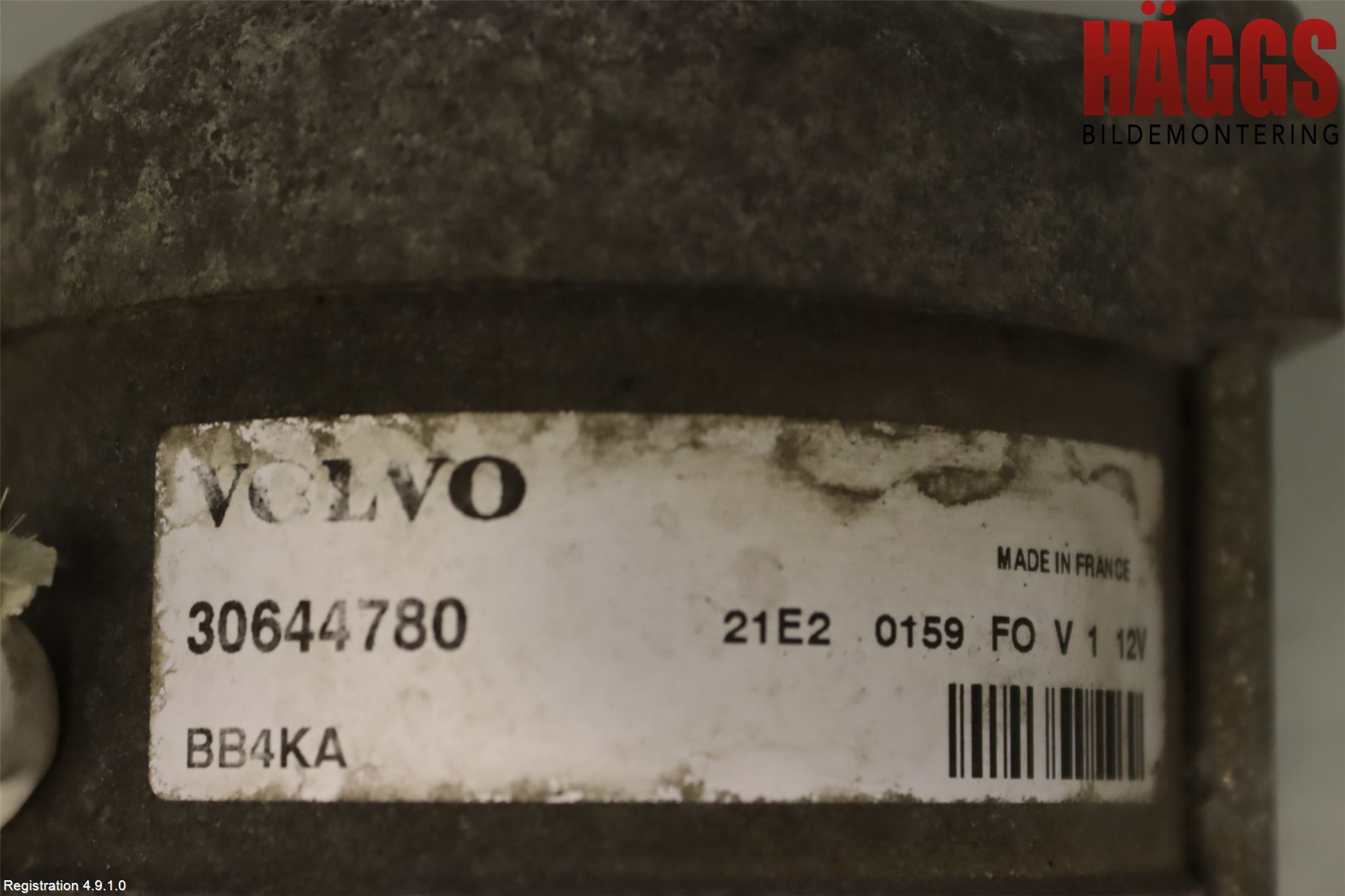 Volvo V70 08-13 Startmotor Diesel