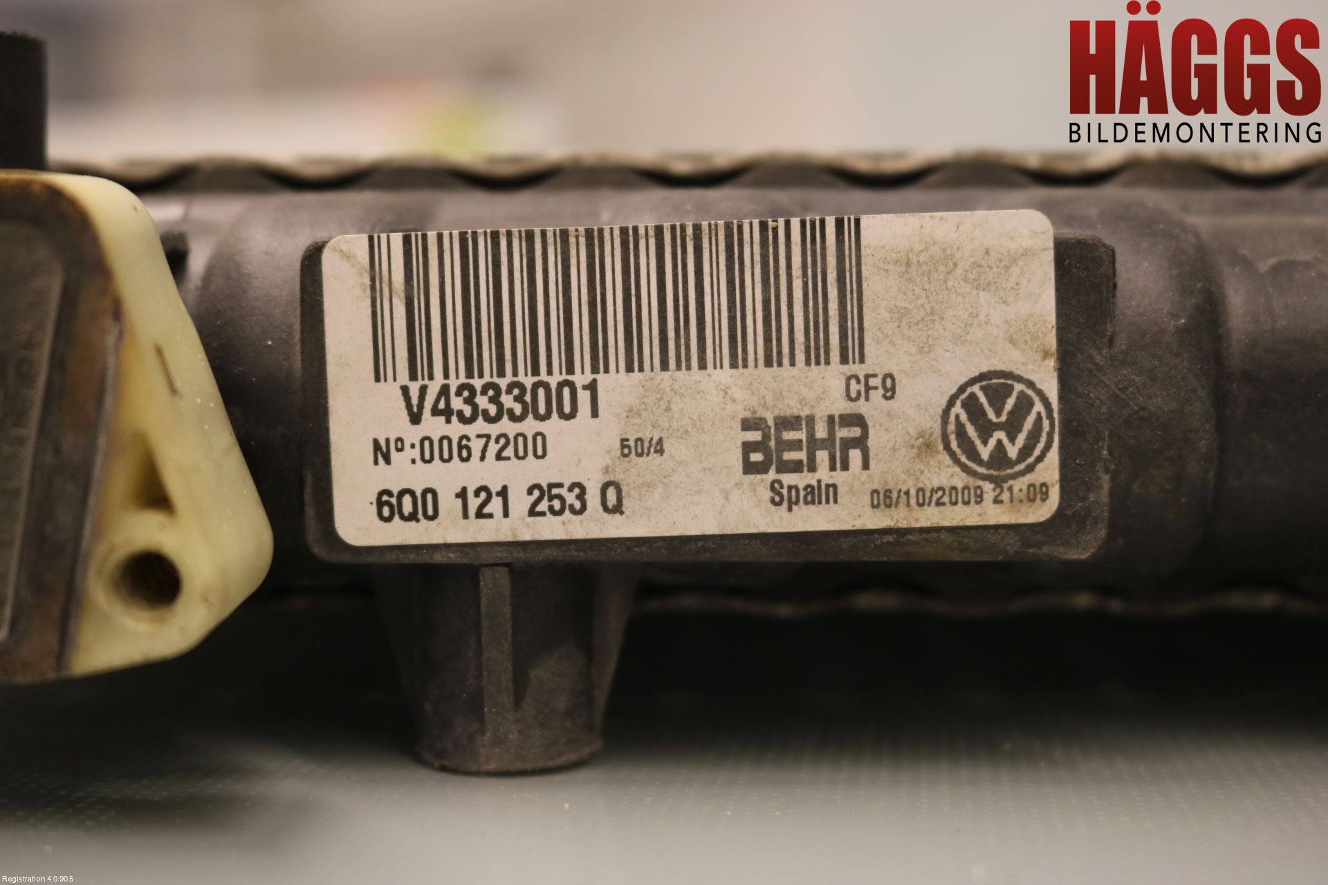 Skoda FABIA 07-14 Kylare Man