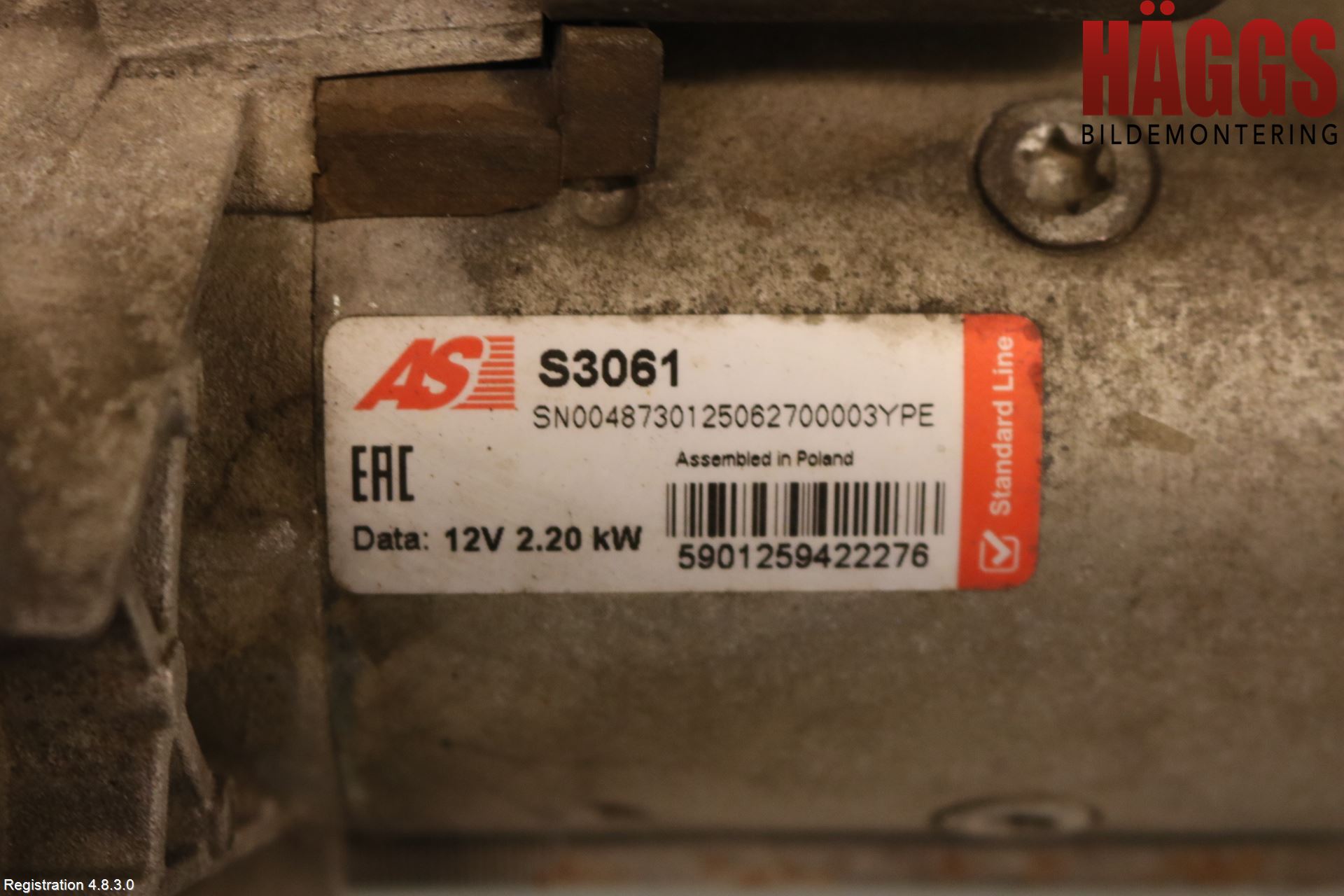 Renault MASTER III  10-14 Startmotor Diesel