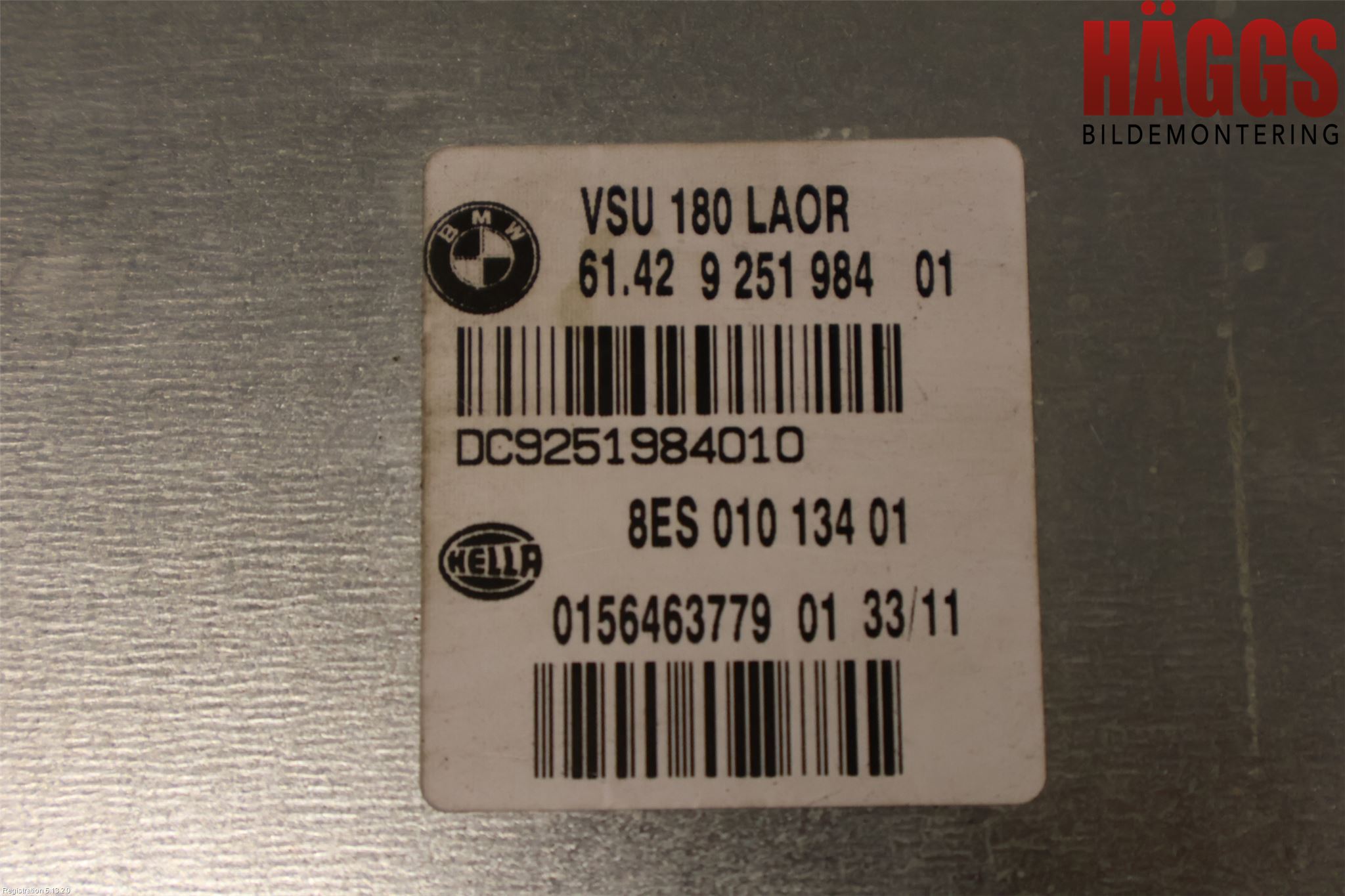 BMW 5 F10/F11/F18 09-17 Relä Spänningsomvandlare