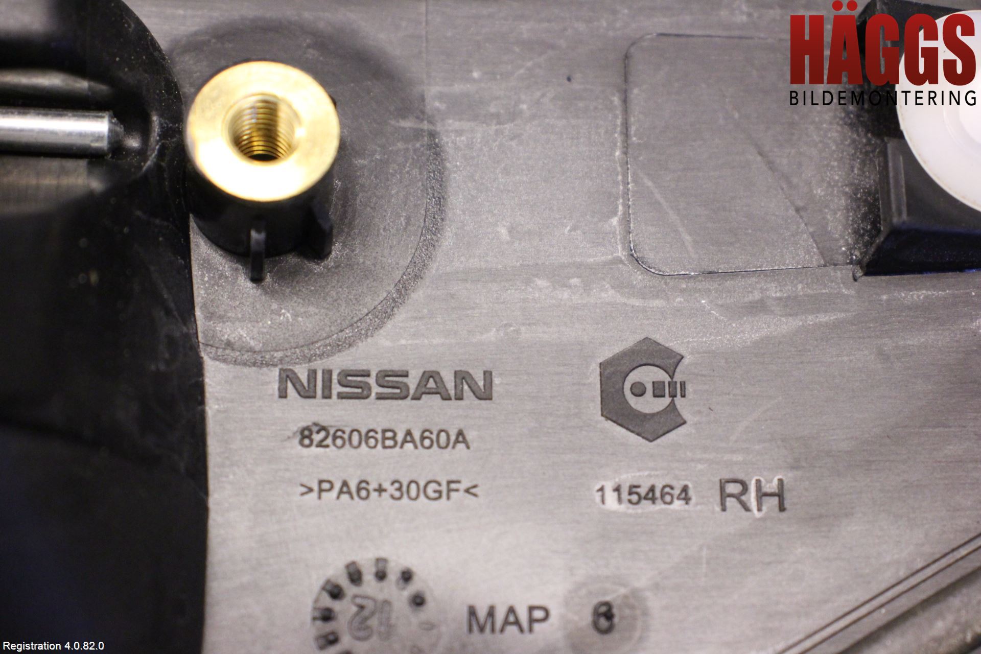 Nissan JUKE 10-14 Dörrhandtag Yttre Hö