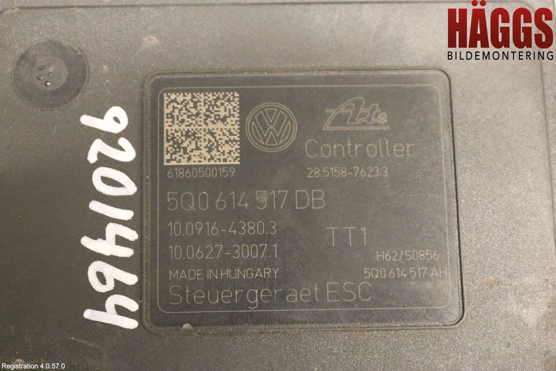 Volkswagen VW PASSAT 15-19 Abs Hydraulaggregat