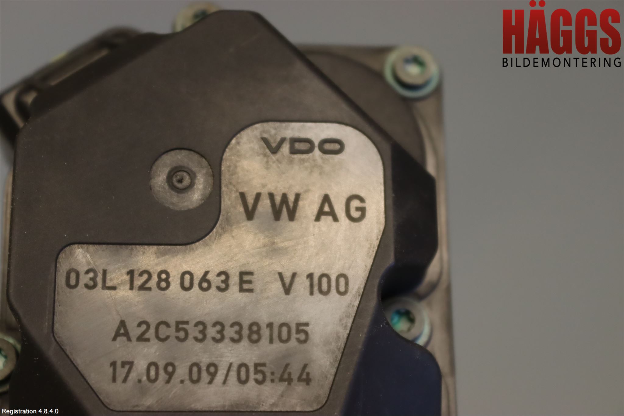 Audi A4 ALLROAD 09-16 Injspjällhus