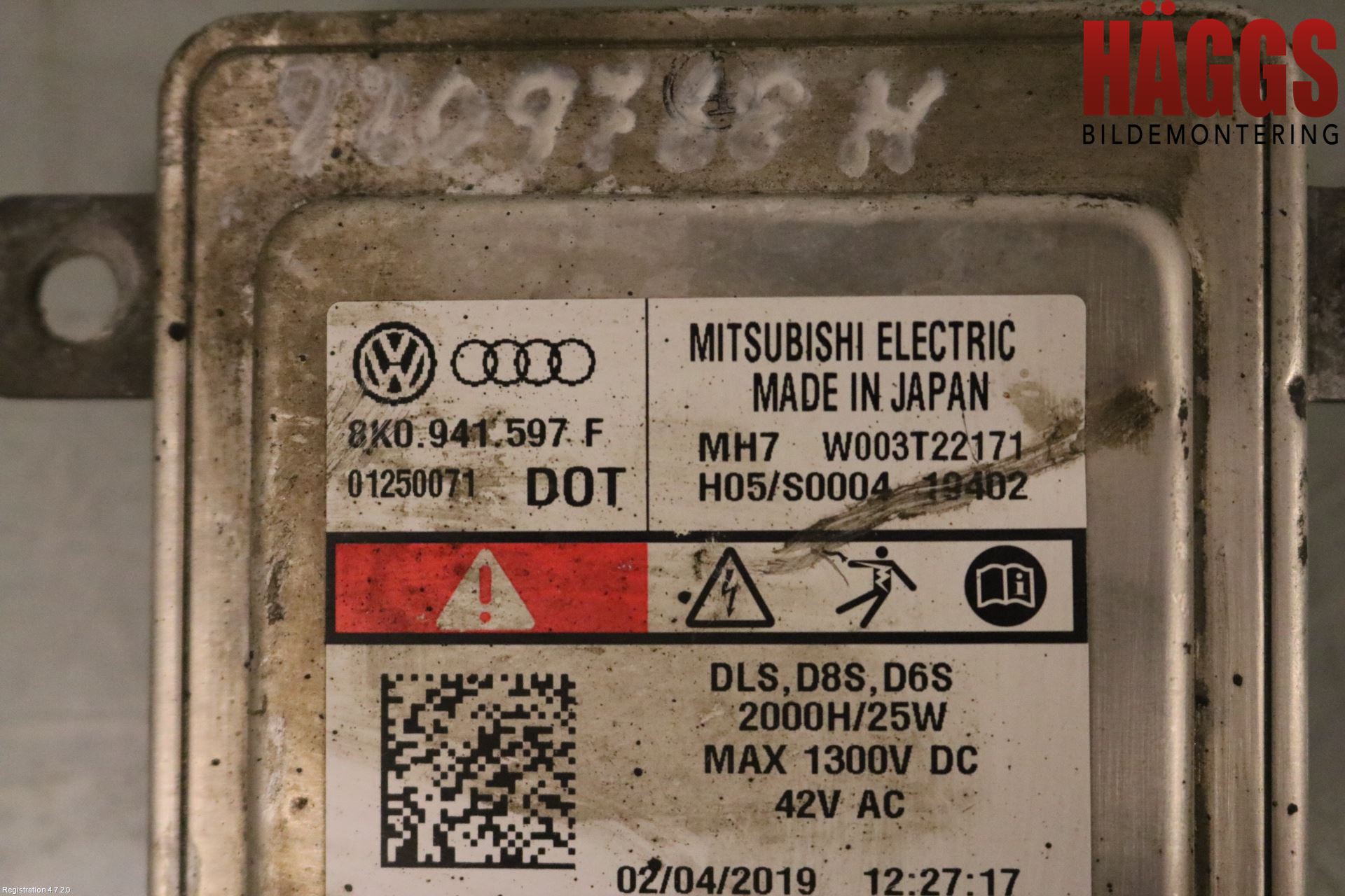 Volkswagen VW CADDY 16-20 Styrenhet Strålkastare