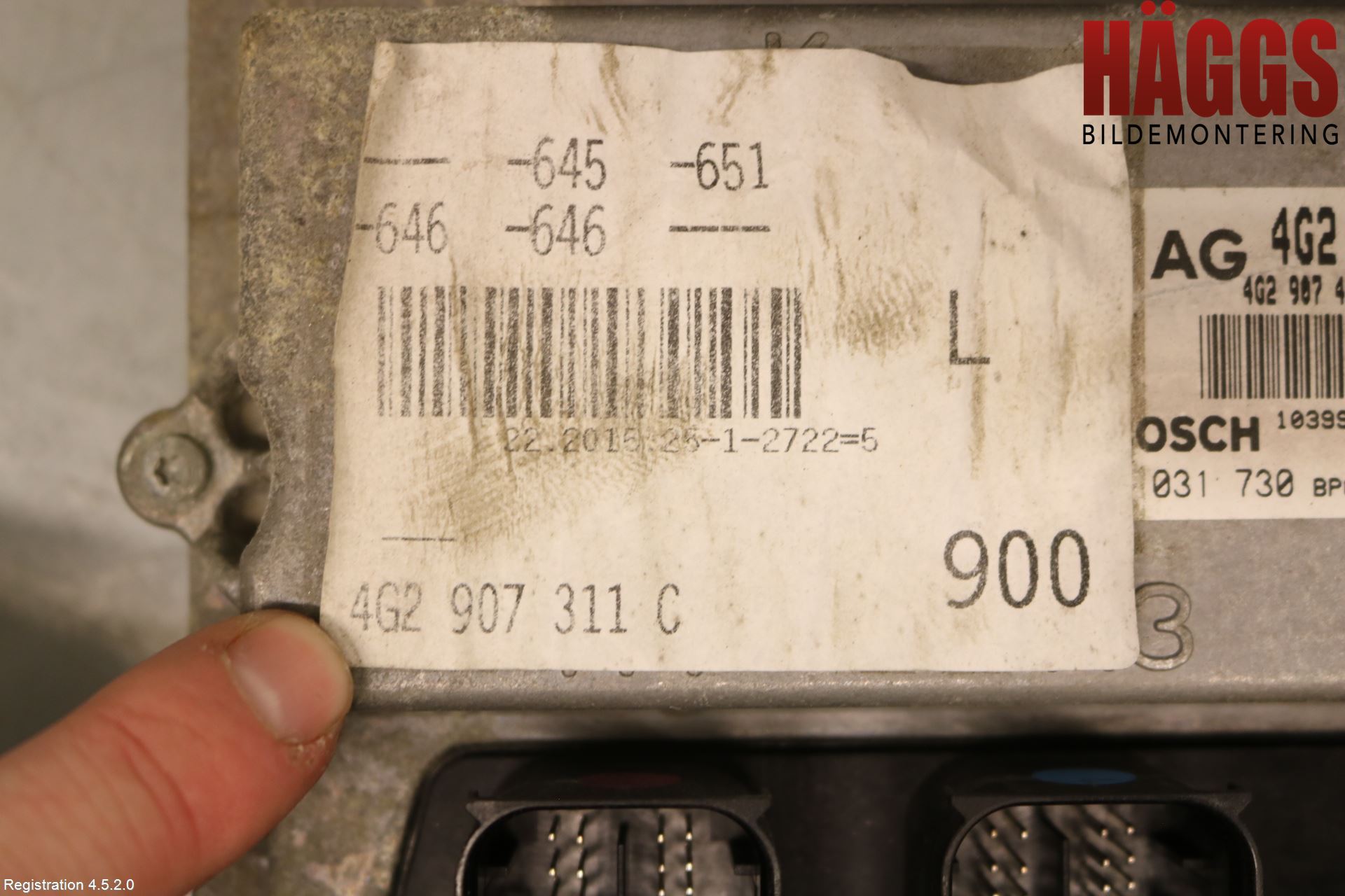 Audi A6 ALLROAD 12-18 Styrenhet Inspump Diesel