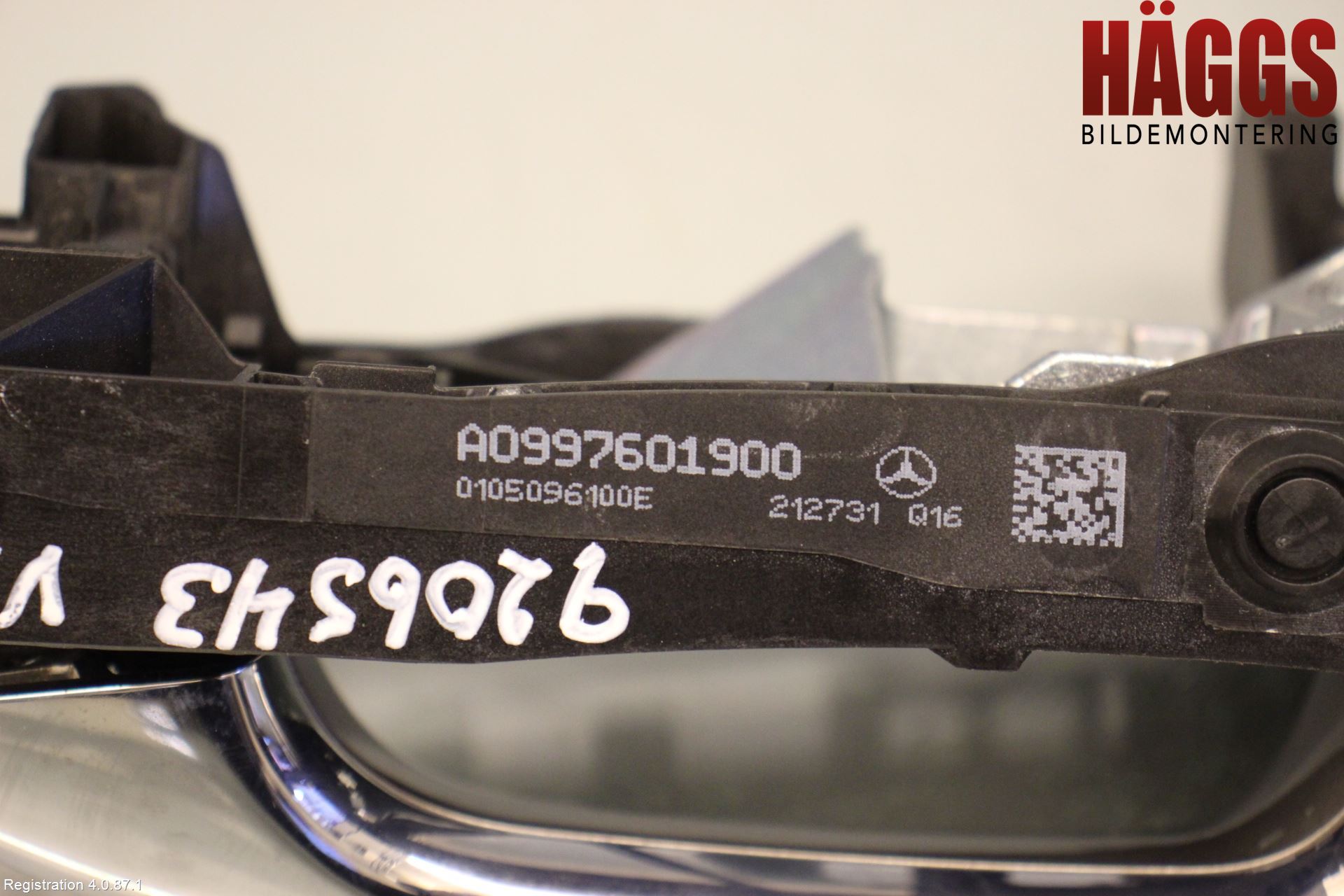 Mercedes-Benz MB E-KLASS (W213) 16-23 Dörrhandtag Yttre Vä