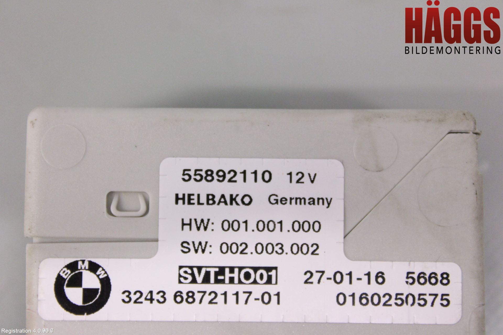 BMW 5 F10/F11/F18 09-17 Styrenhet Styrservo