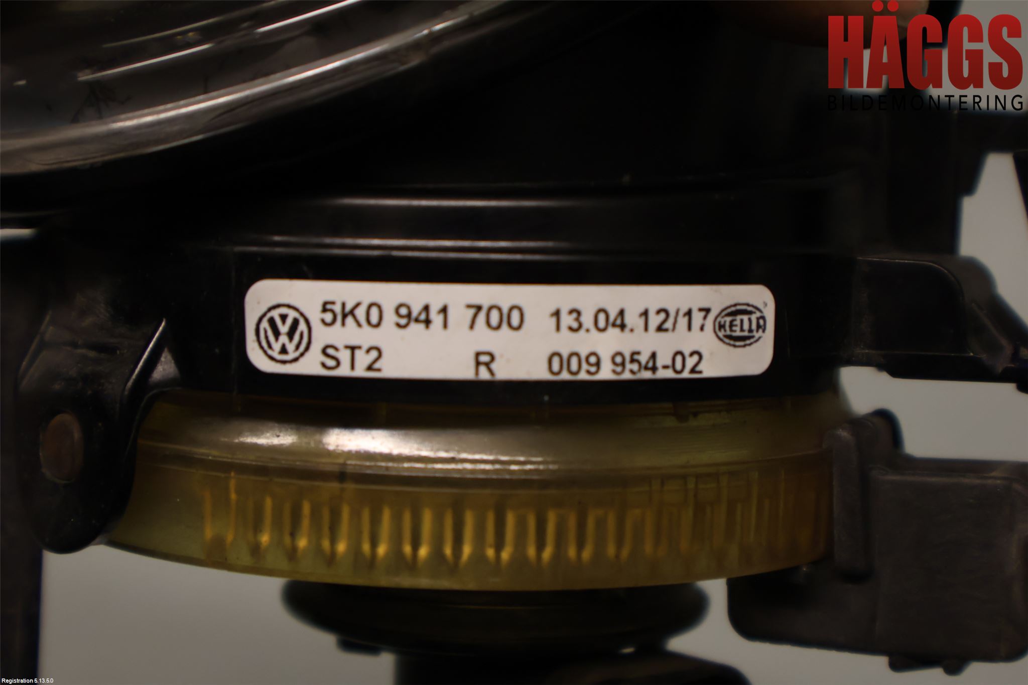 Volkswagen VW GOLF VI 09-13 Dimljus-Varselljus Fram