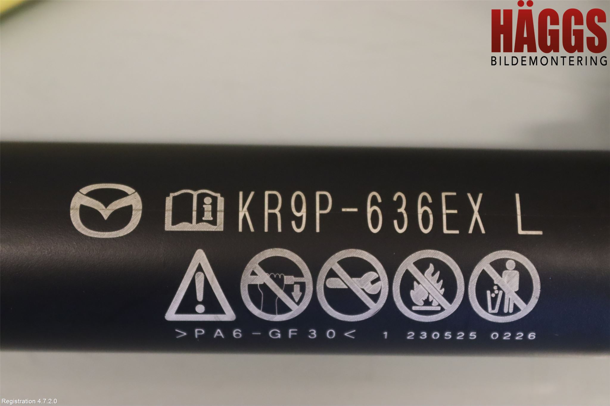 Mazda CX-60 22- Bakluckeöppnare Automatisk