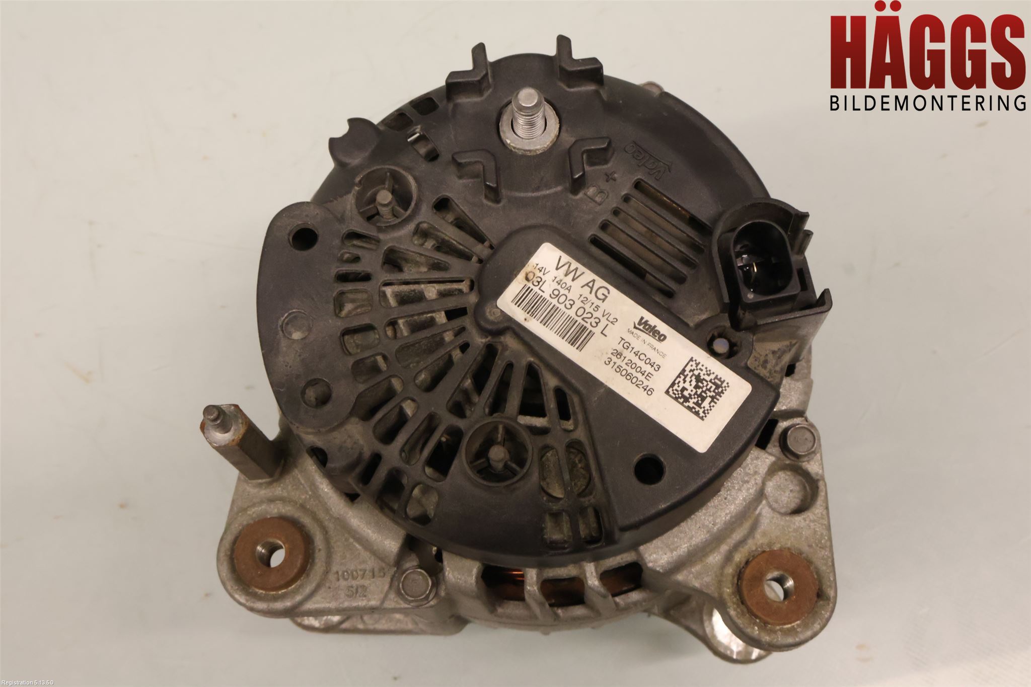 Volkswagen VW PASSAT 15-19 Generator