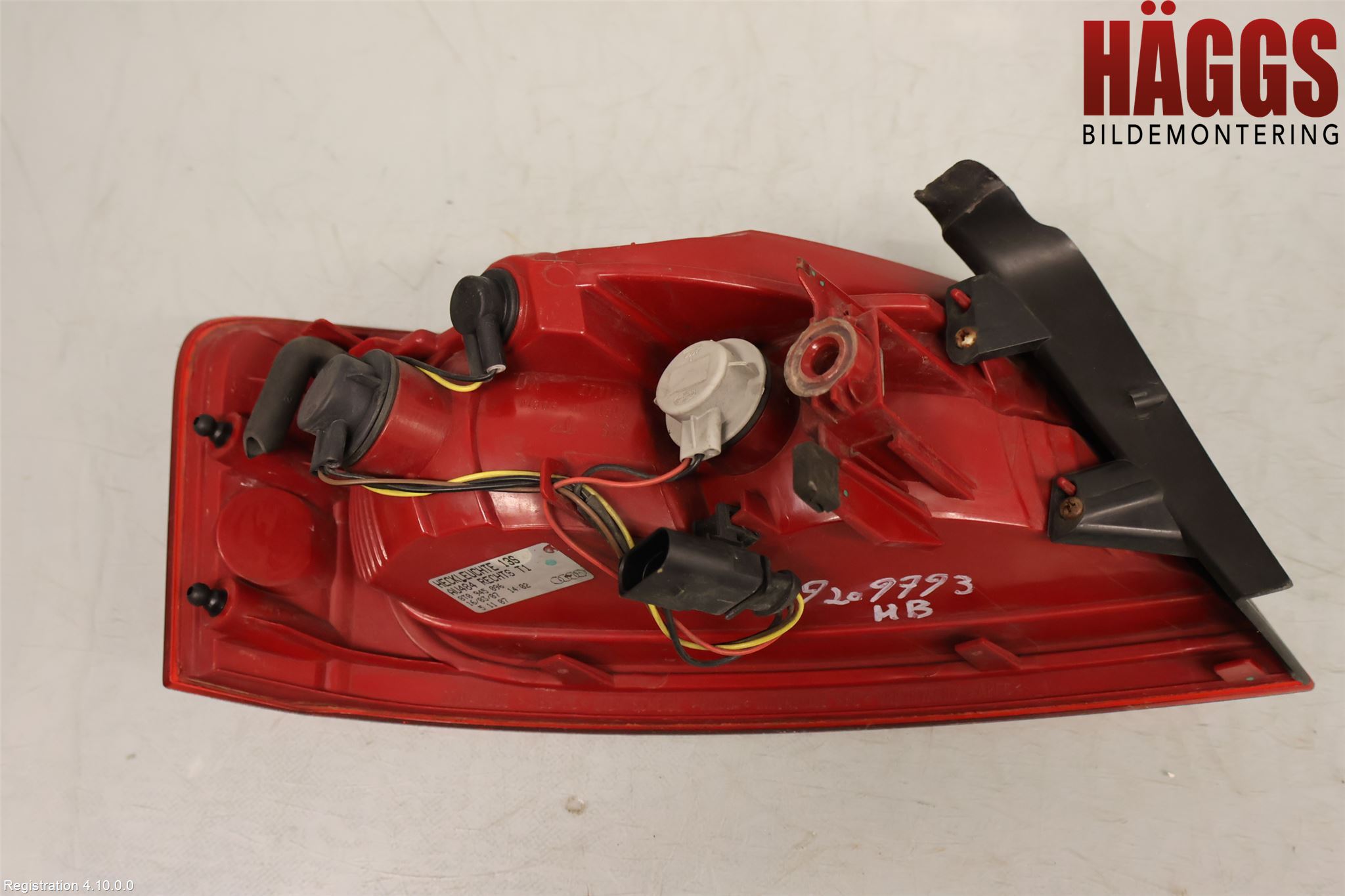 Audi A5 07-16 Bakljus Höger