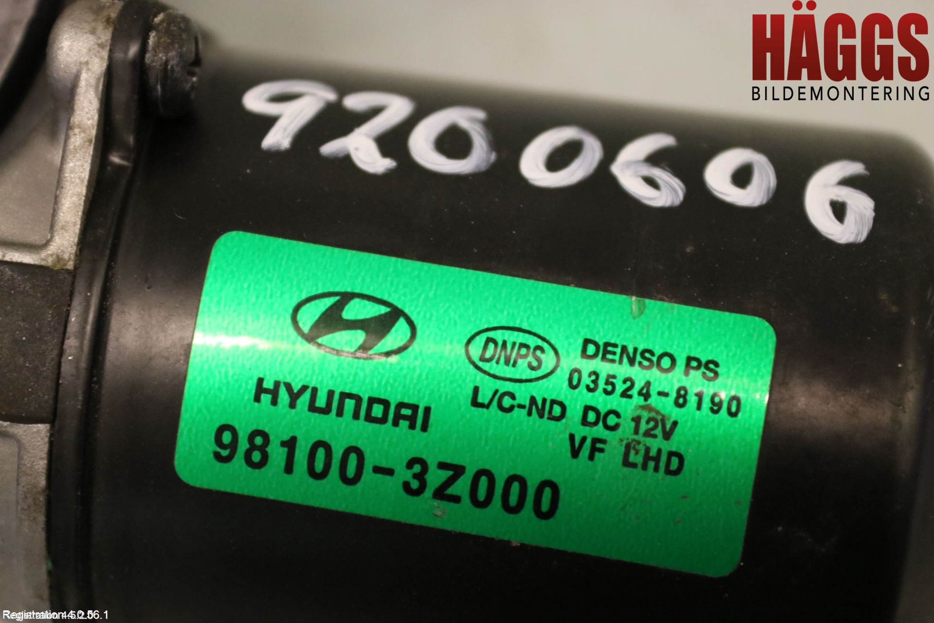 Hyundai i40 08-15 Torkarmotor Vindruta