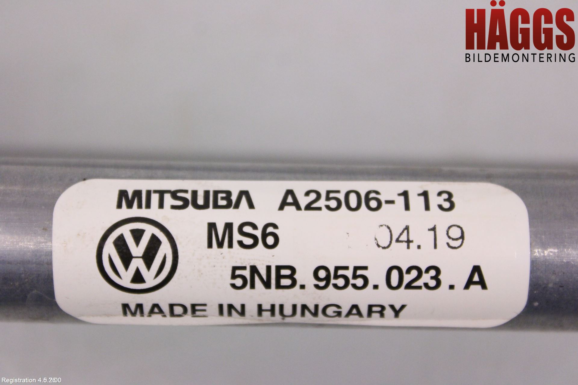 Volkswagen VW TIGUAN 16-24 Torkarmotor Vindruta